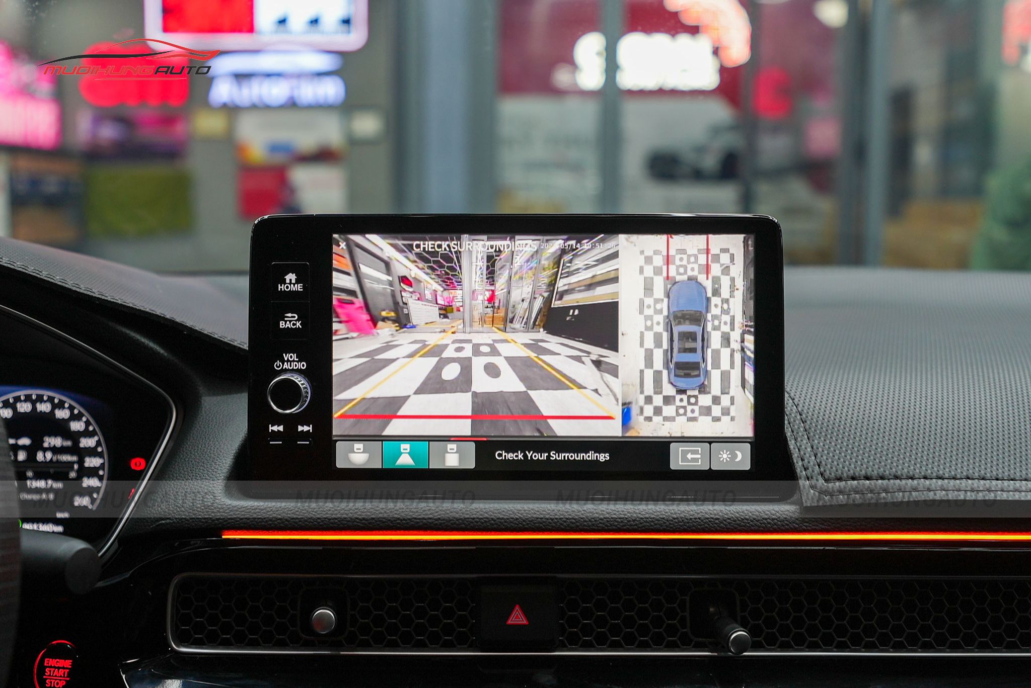 Camera 360 độ cho ô tô Honda Civic 2023