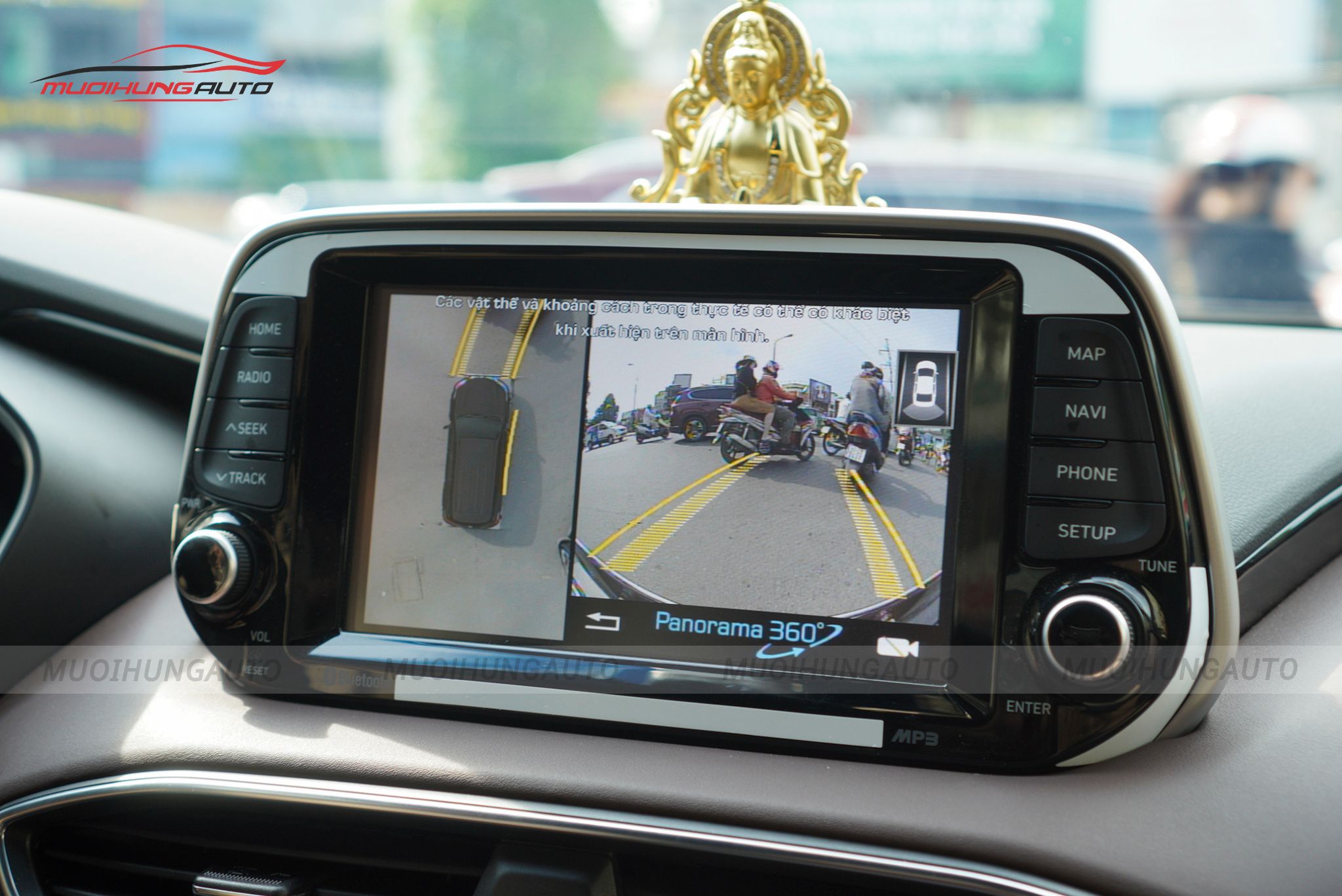 Camera 360 độ cho ô tô Hyundai Santafe 2019