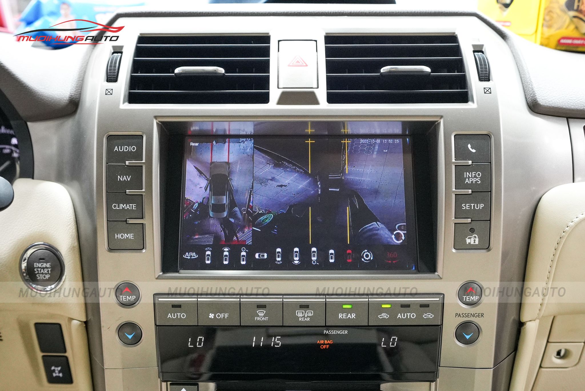 Camera 360 độ cho ô tô Lexus GX460 2014