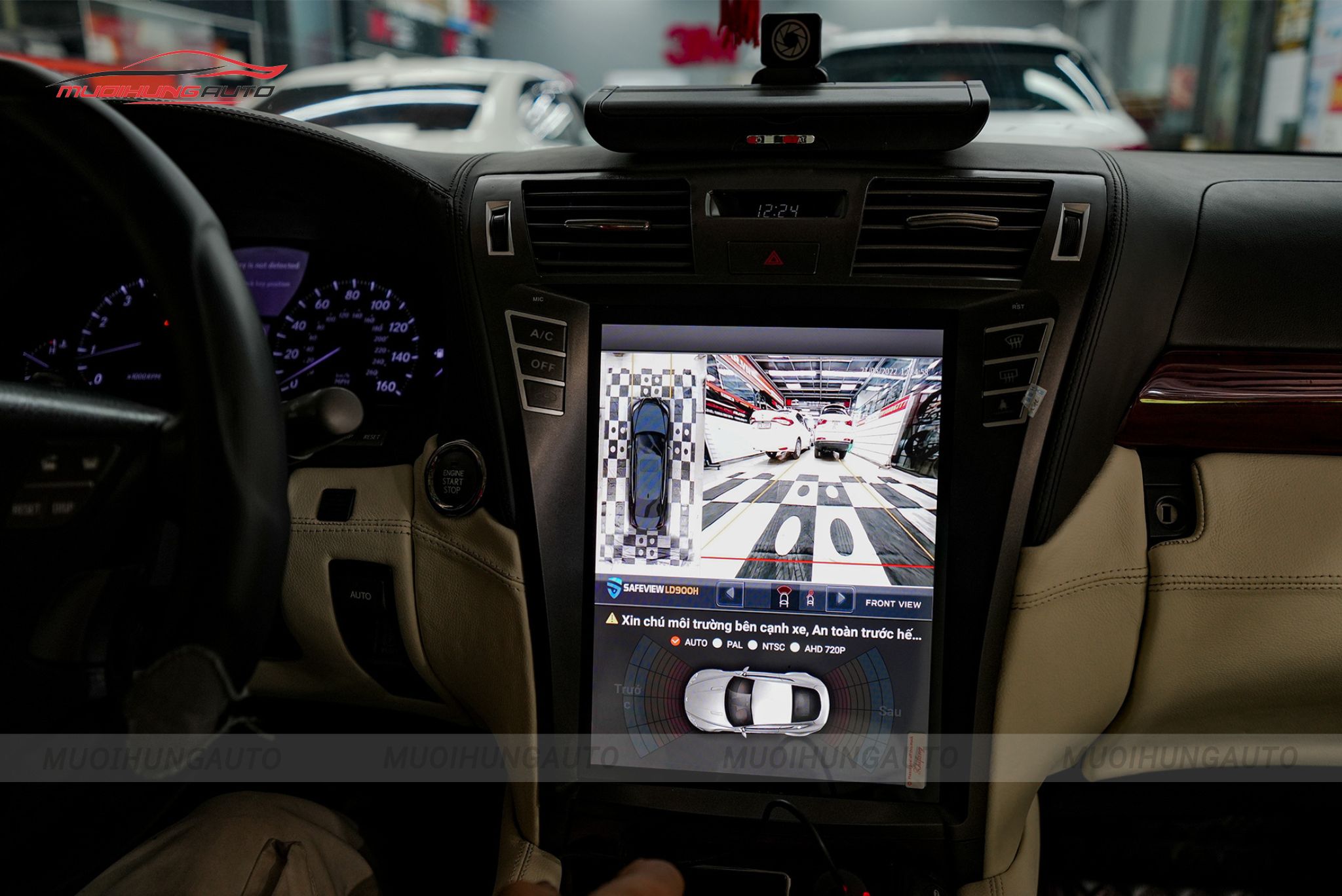 Camera 360 độ cho ô tô Lexus LS460L 2018