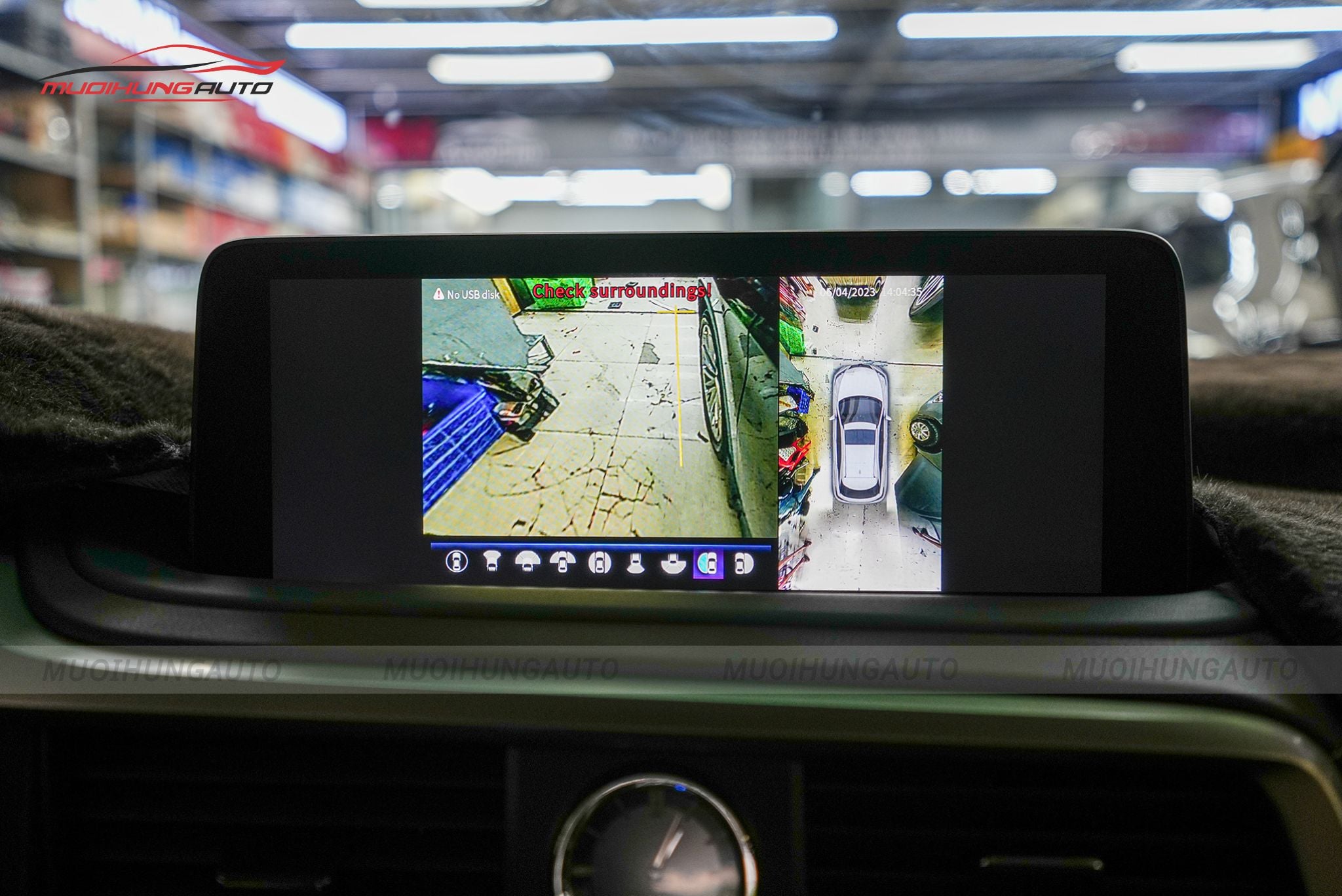 Camera 360 độ cho ô tô Lexus RX300 2020