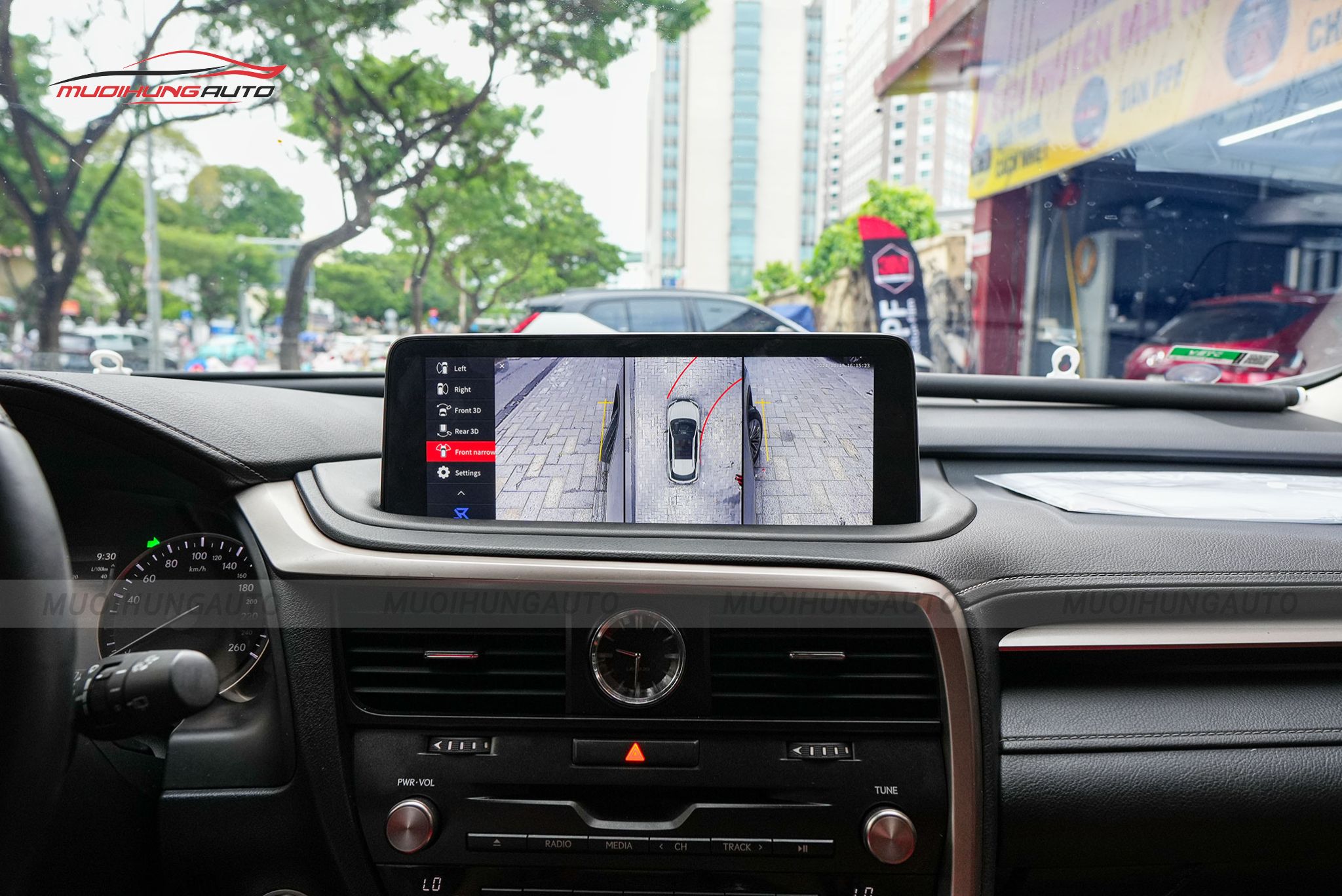 Camera 360 độ cho ô tô Lexus RX350 2022