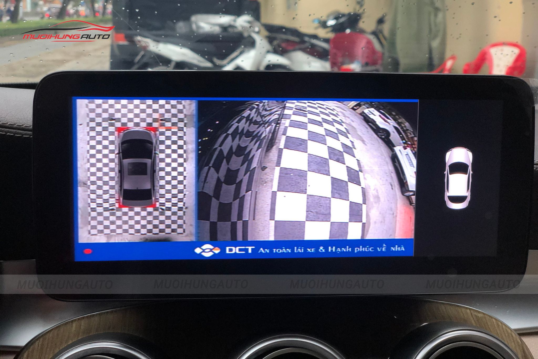 Camera 360 độ cho ô tô Mercedes C250