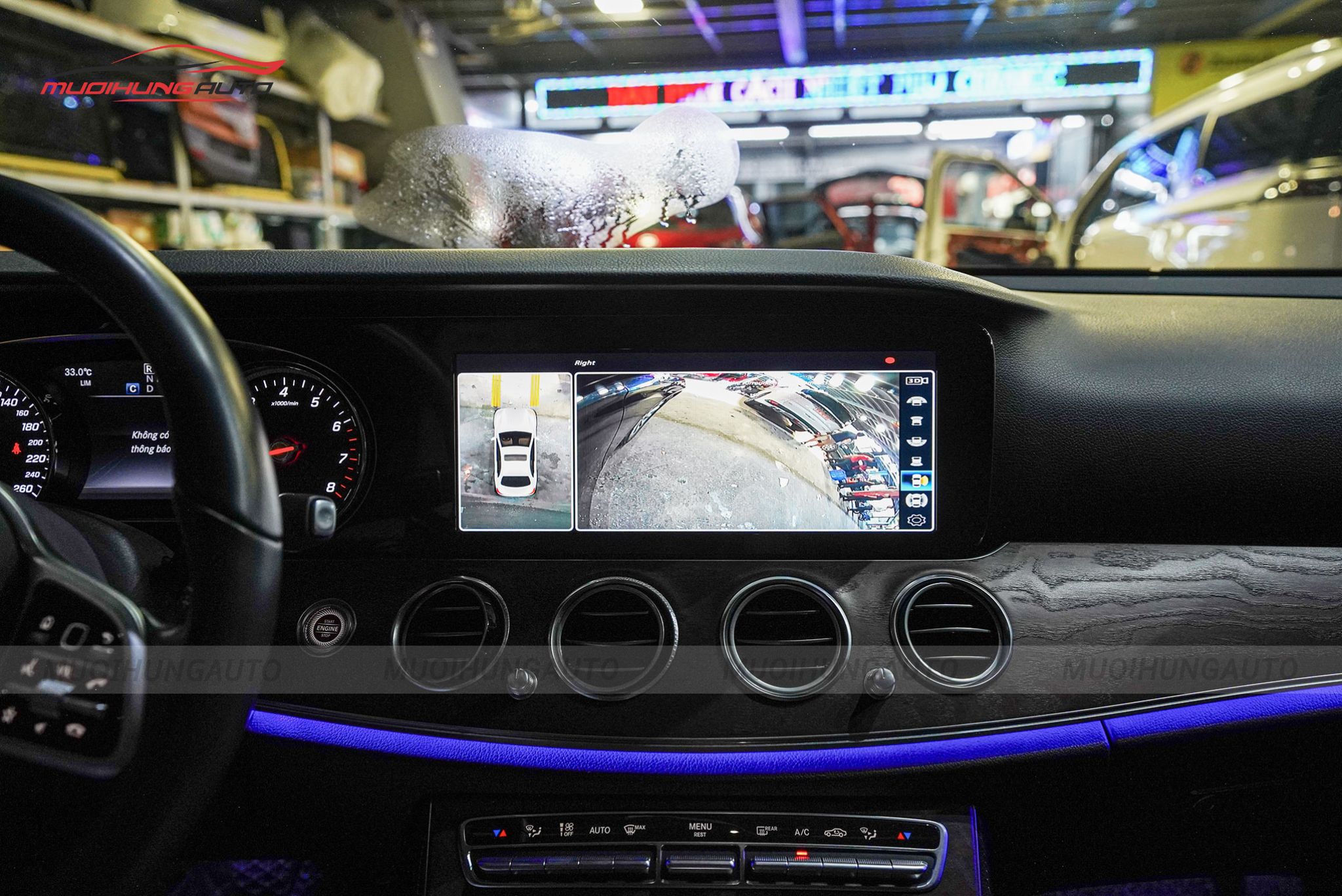 Camera 360 độ cho ô tô Mercedes E200 2020