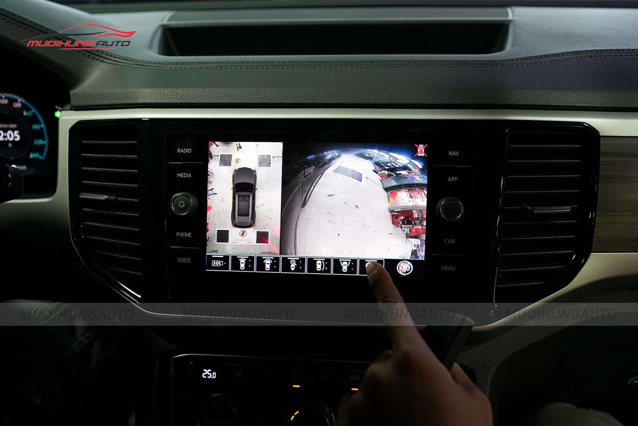 Camera 360 độ cho ô tô Volkswagen Teramont 2021-2022