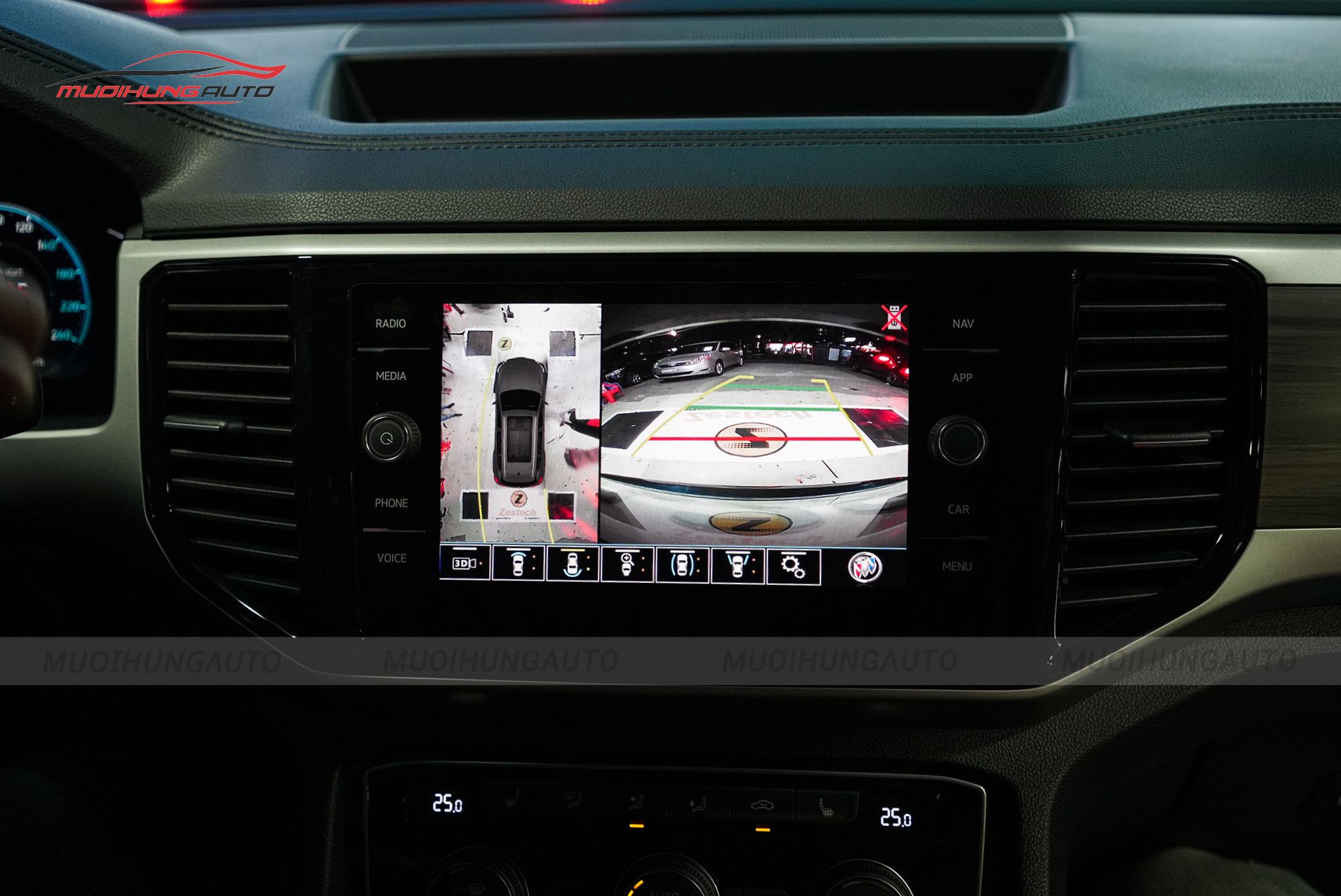 Camera 360 độ cho Volkswagen Teramont 2021-2022