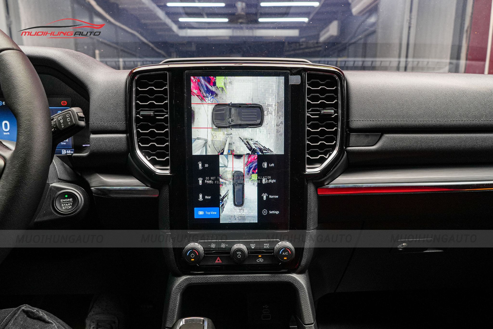 Camera 360 độ cho xe Ford Everest 2024