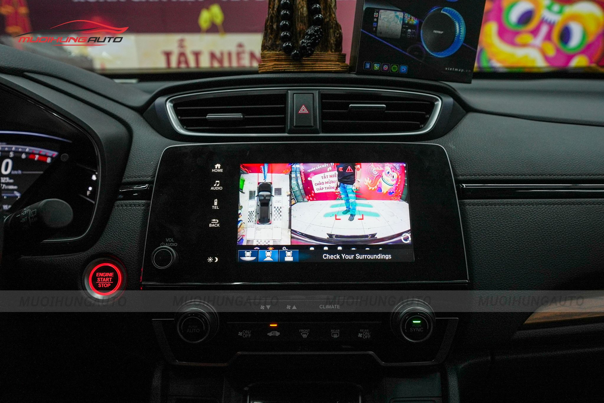Camera 360 độ cho xe Honda CRV 2019