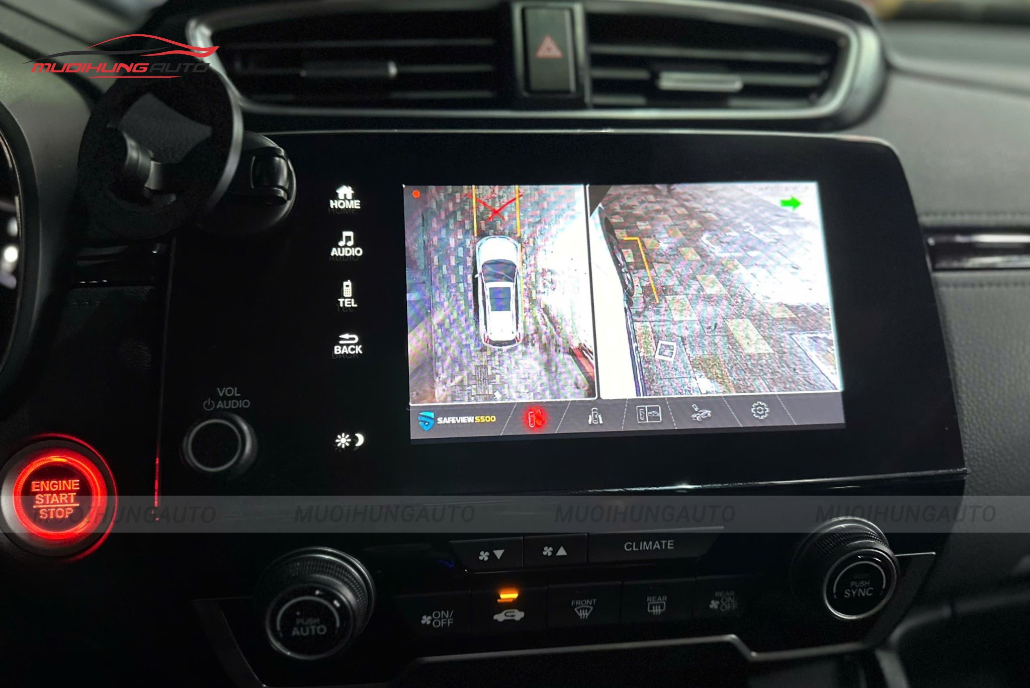 Camera 360 độ cho xe Honda CRV 2022