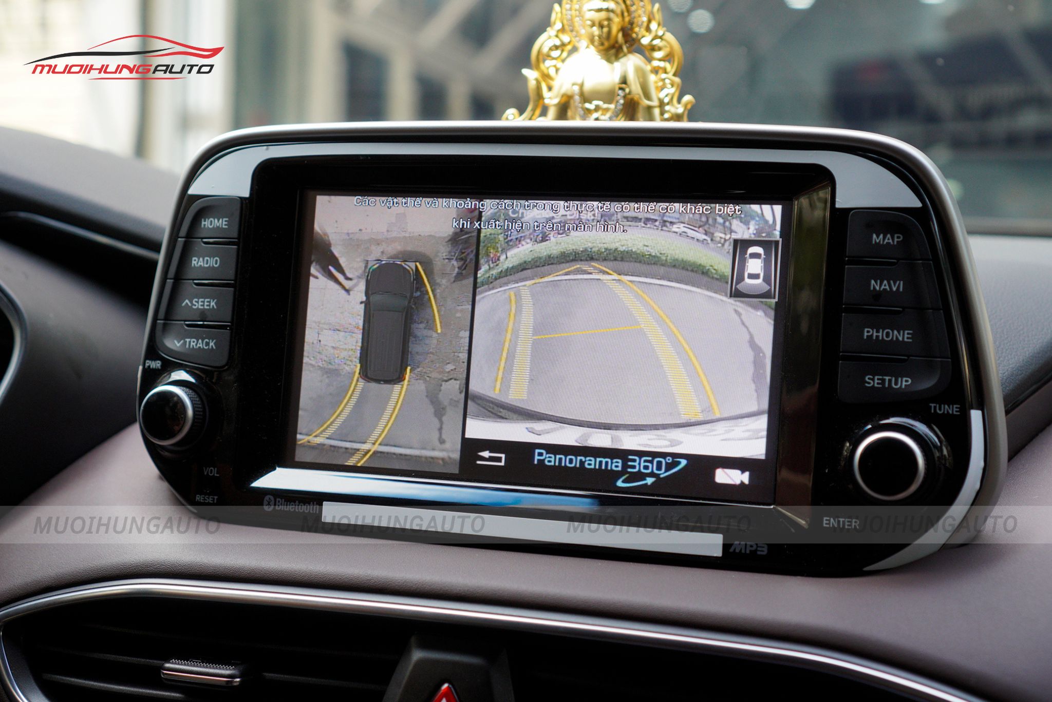 Camera 360 độ cho xe Hyundai Santafe 2019