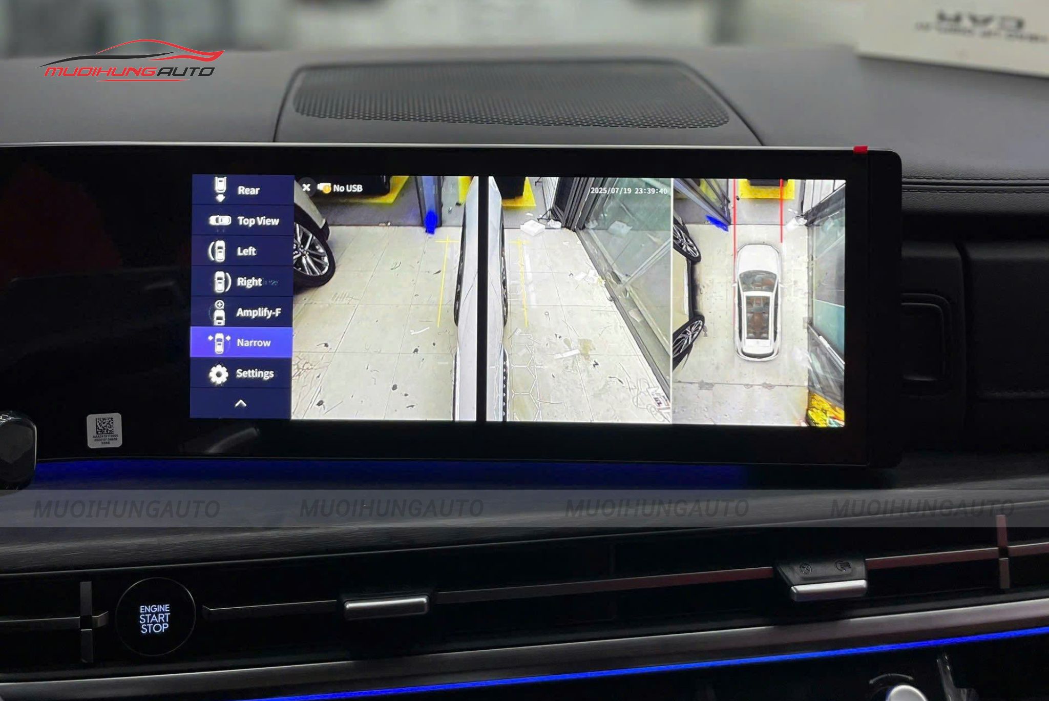 Camera 360 độ cho xe Hyundai Santafe 2024 - 2025