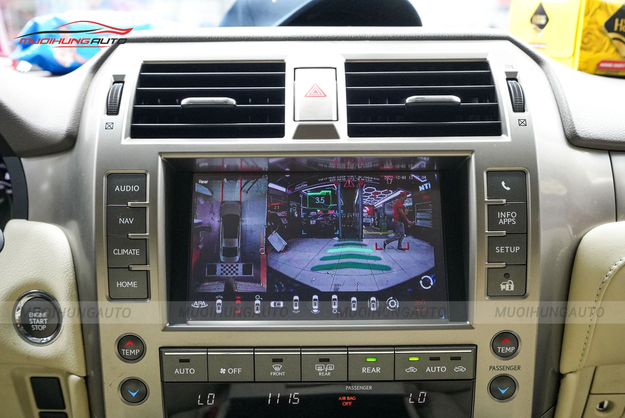 Camera 360 độ cho xe Lexus GX460 2014