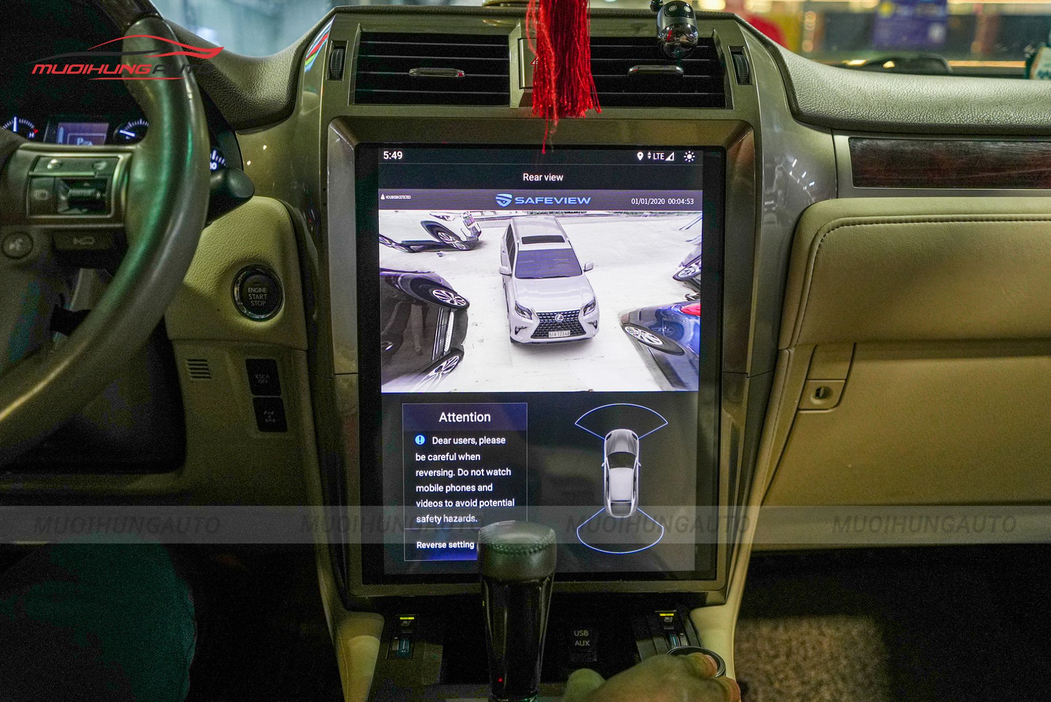 Camera 360 độ cho xe Lexus GX460