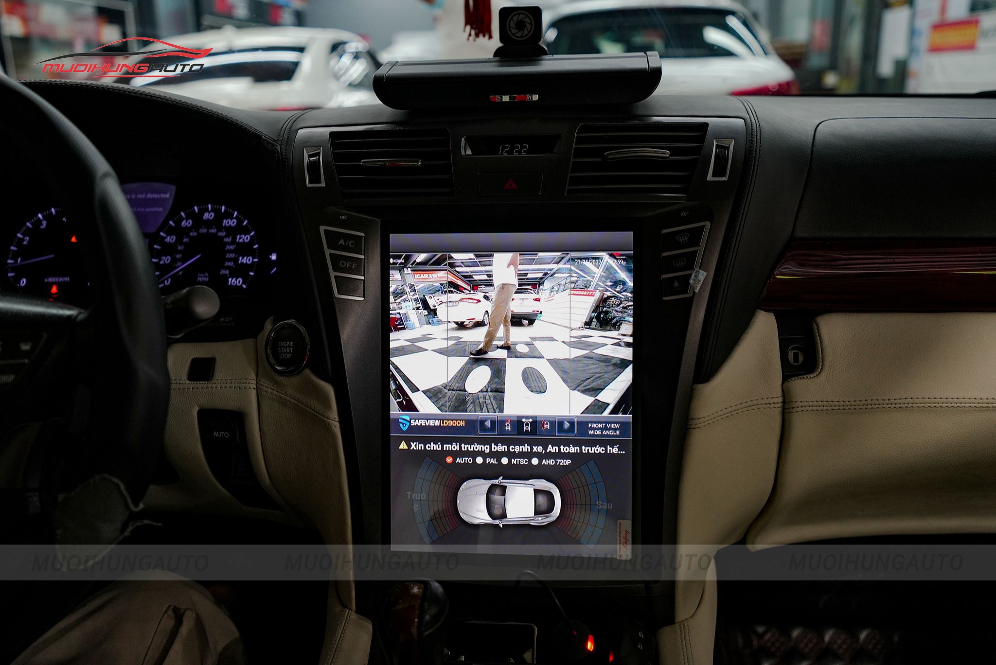 Camera 360 độ cho xe Lexus LS460L 2018