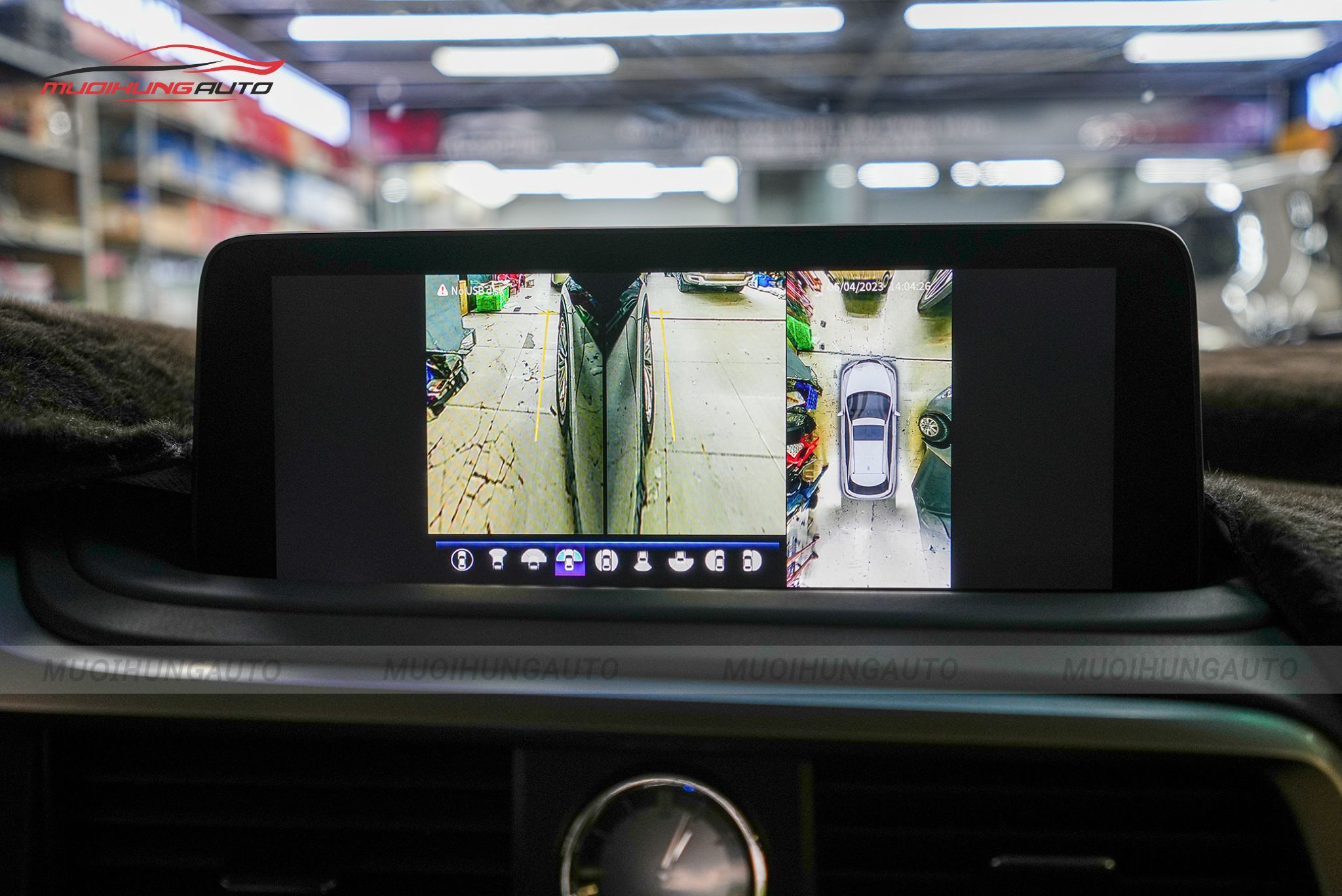 Camera 360 độ cho xe Lexus RX300 2020