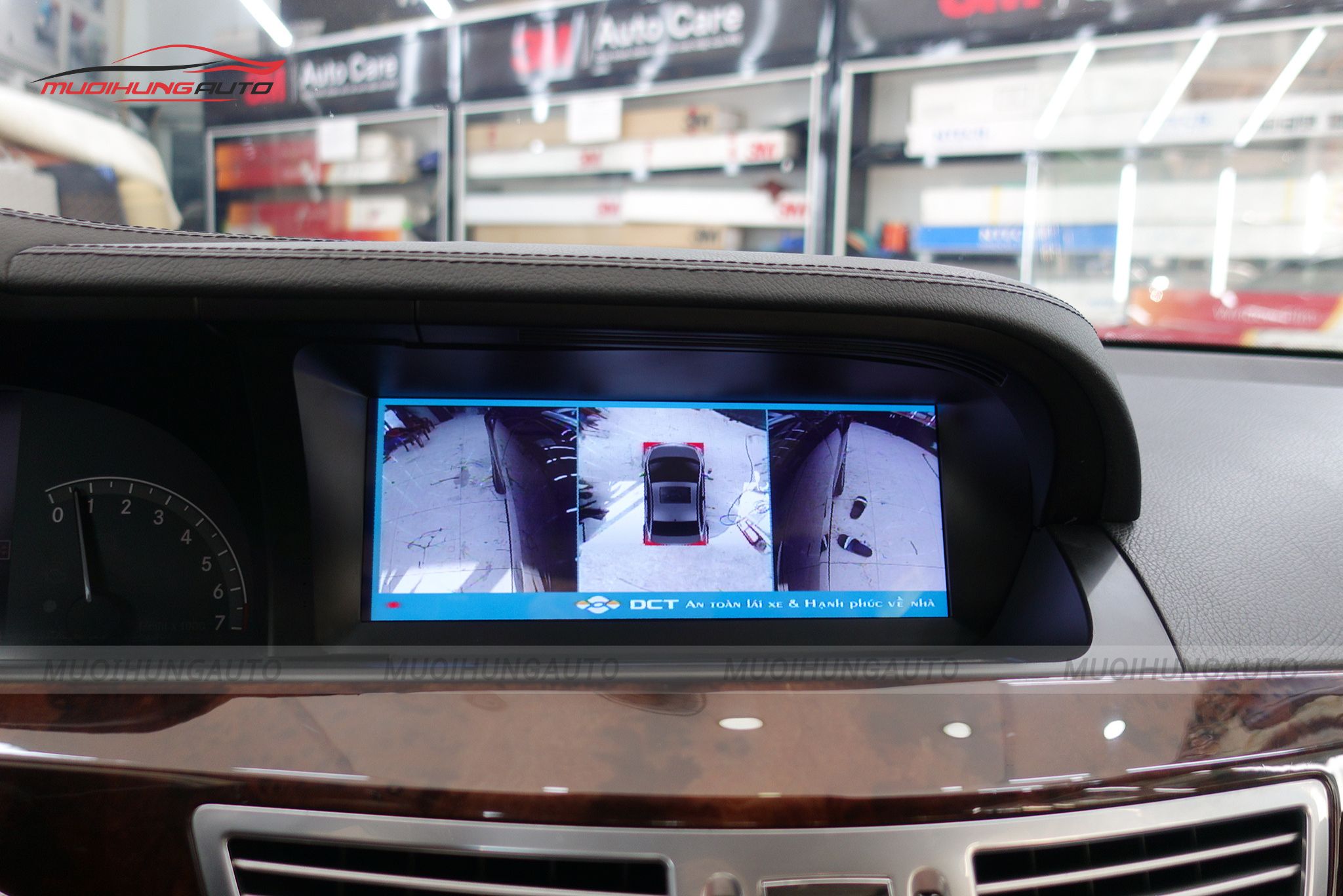 Camera 360 độ cho xe Mercedes S550