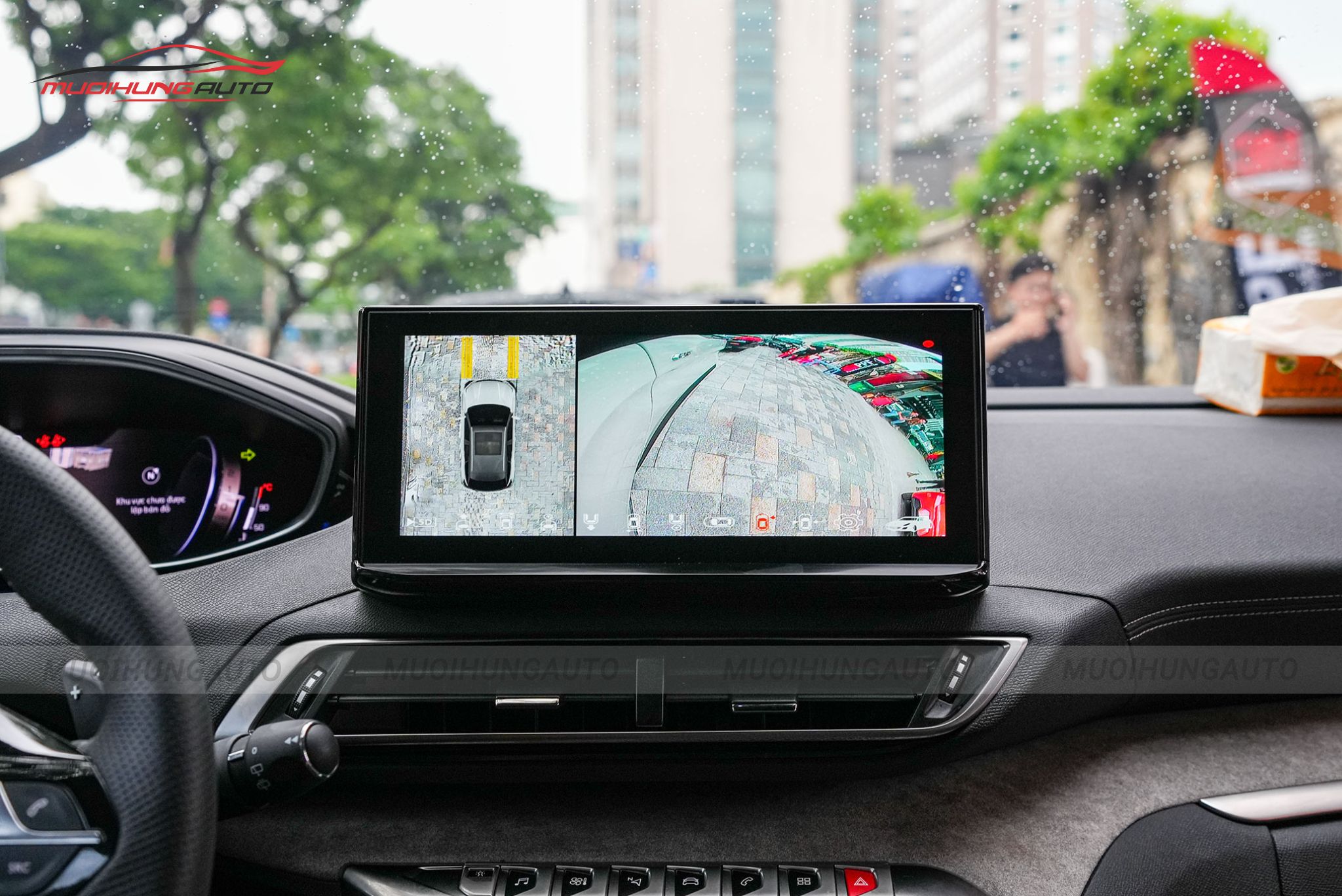 Camera 360 độ cho xe Peugeot 3008 2023