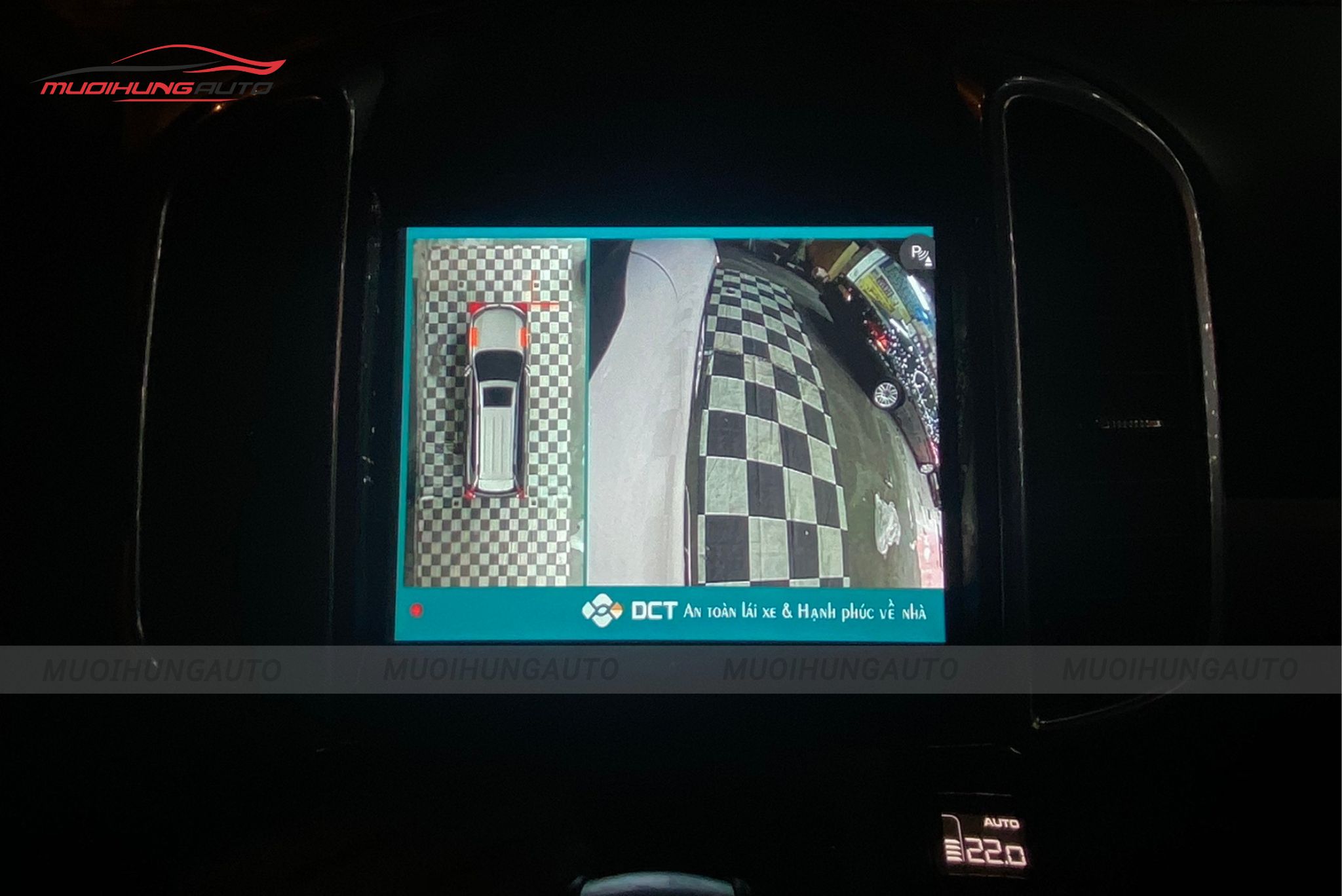 Camera 360 độ cho xe Porsche Cayenne