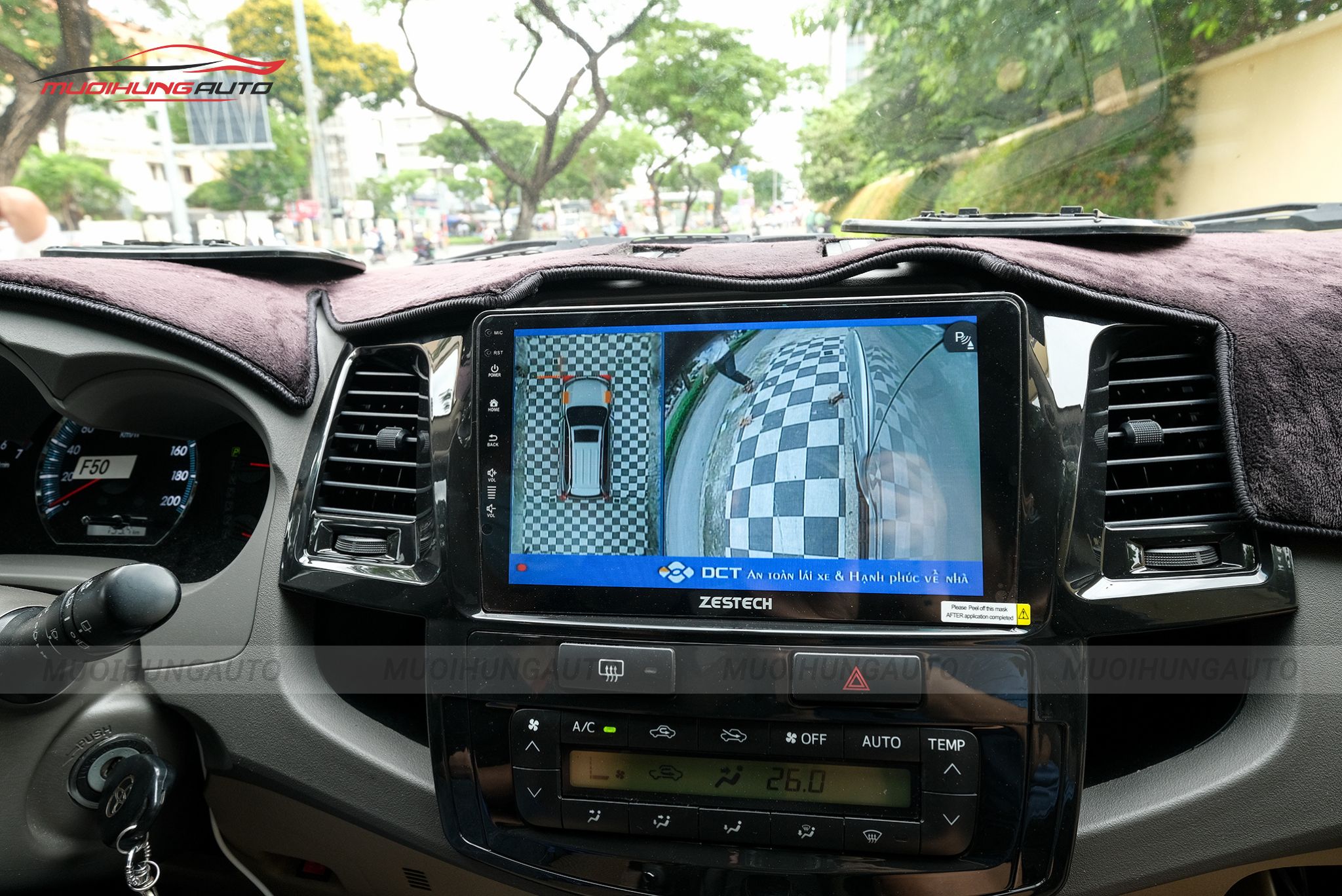 Camera 360 độ cho xe Toyota Fortuner 2010