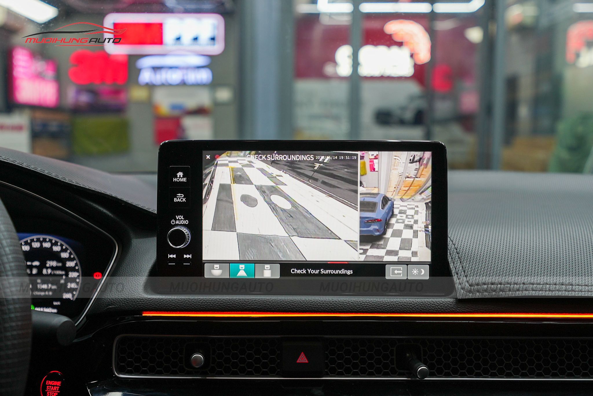 Camera 360 độ Honda Civic 2023