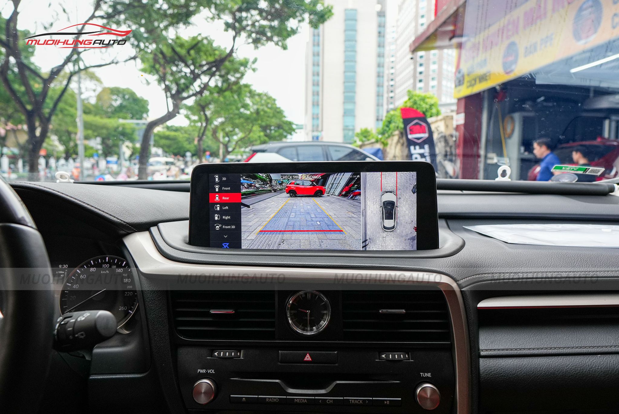 Camera 360 độ Lexus RX350 2022