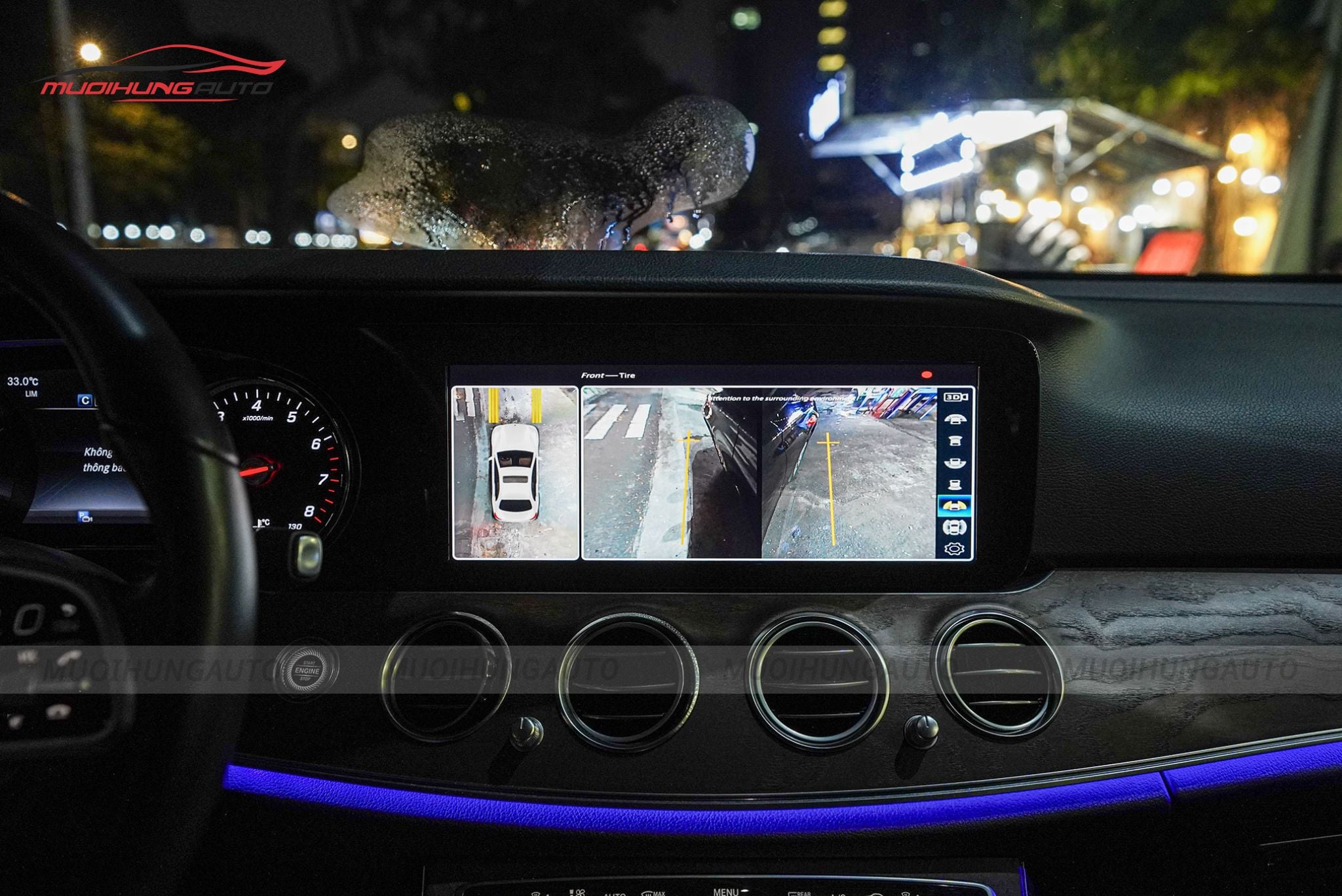 Camera 360 độ Mercedes E200 2020