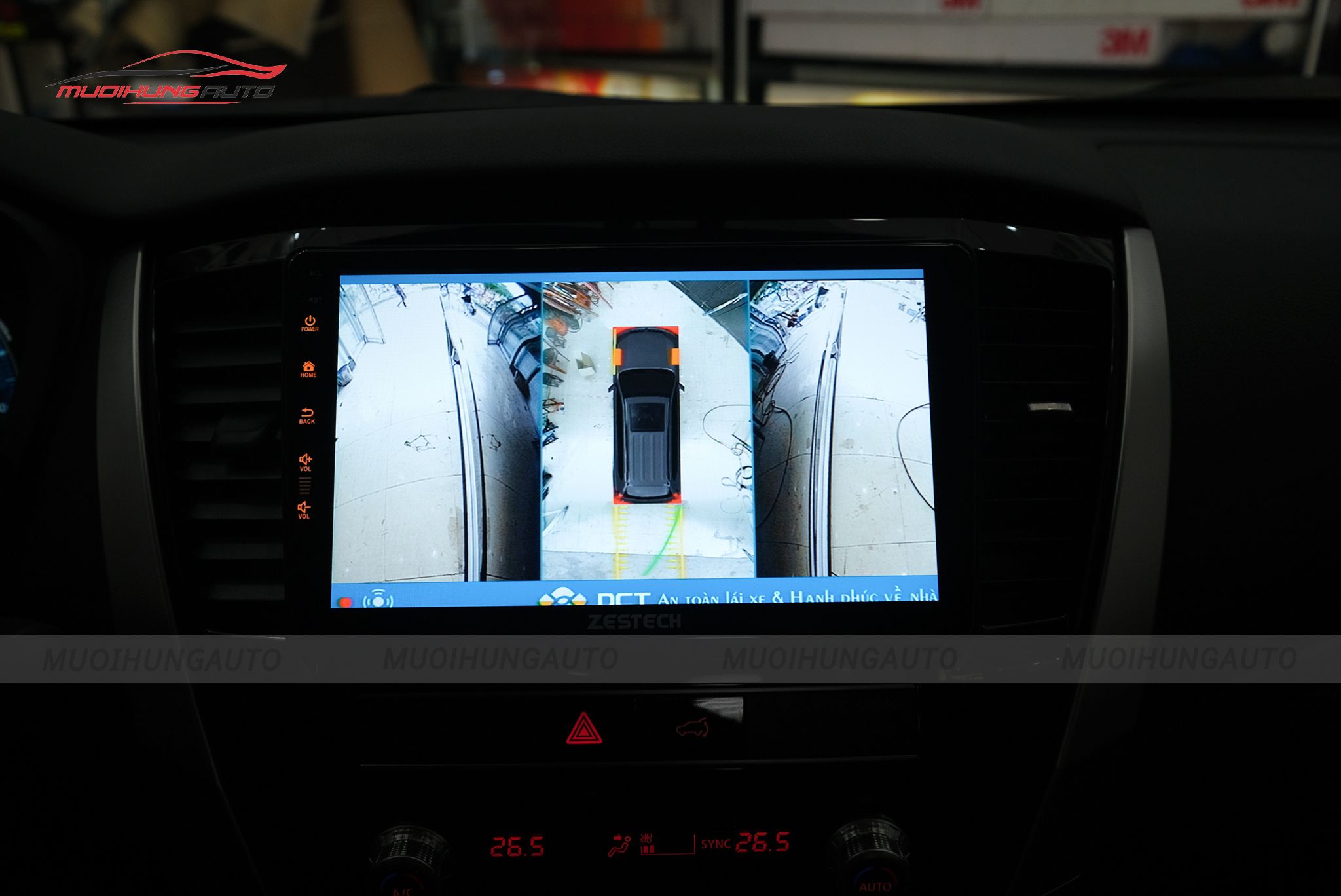 Camera 360 độ Mitsubishi Pajero Sport