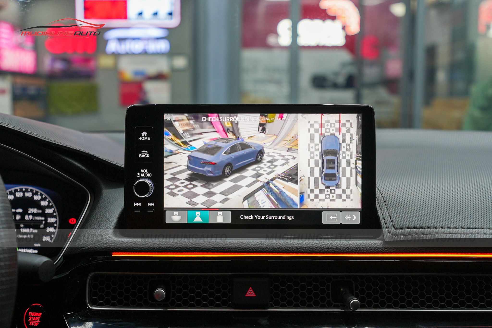 Camera 360 độ ô tô Honda Civic 2023