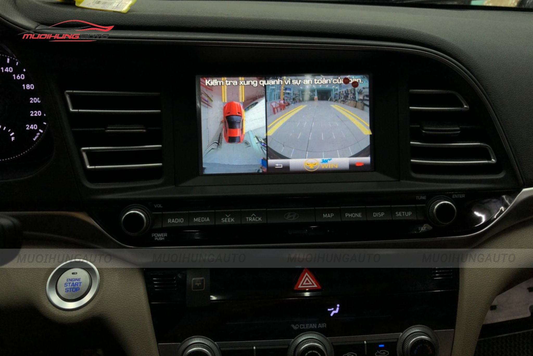 Camera 360 độ ô tô Hyundai Elantra 2019