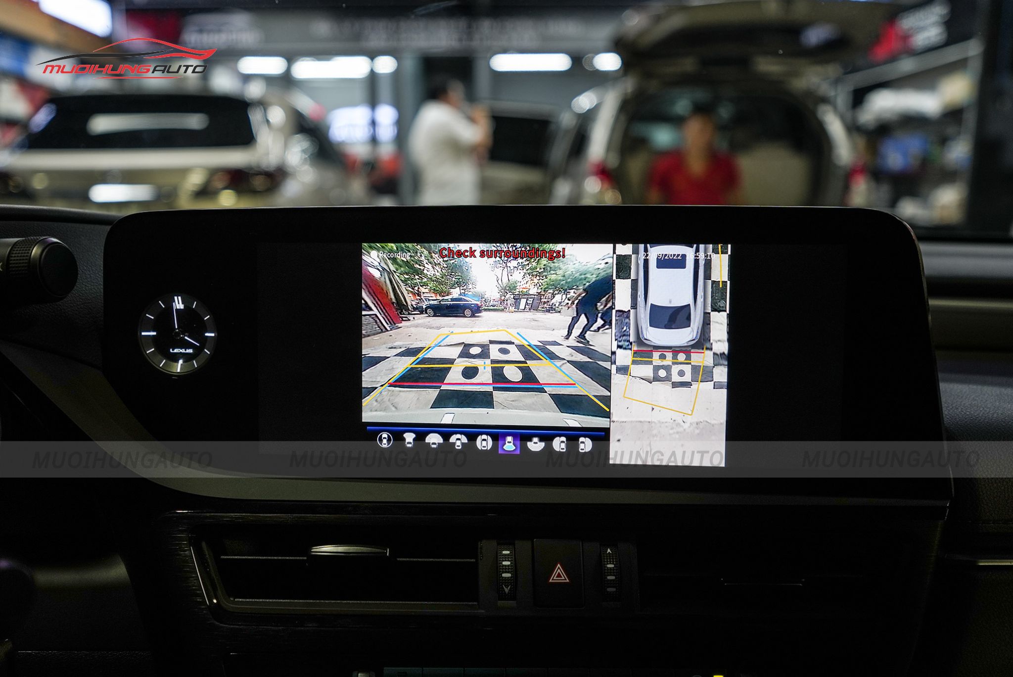 Camera 360 độ ô tô Lexus ES250 2021