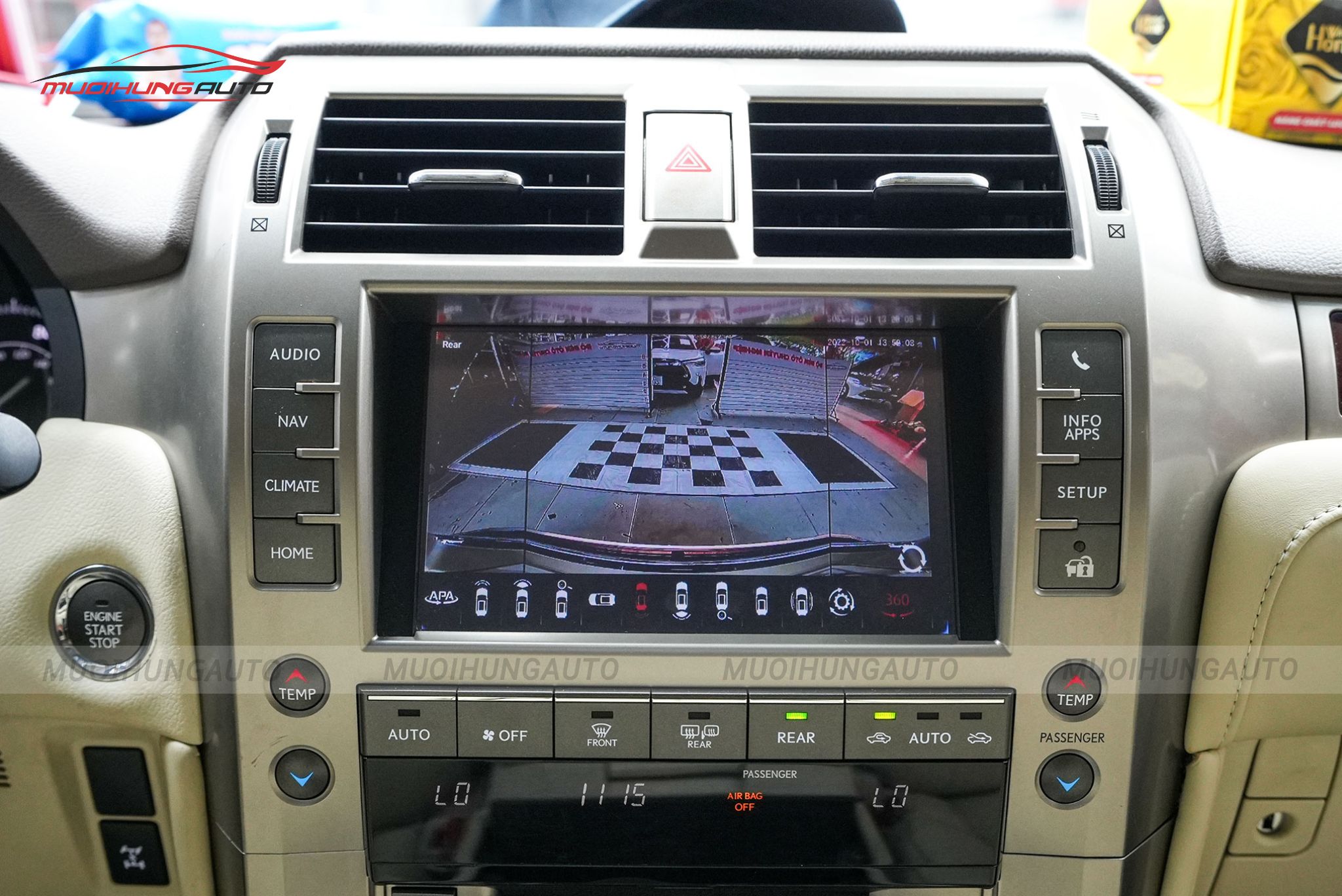 Camera 360 độ ô tô Lexus GX460 2014