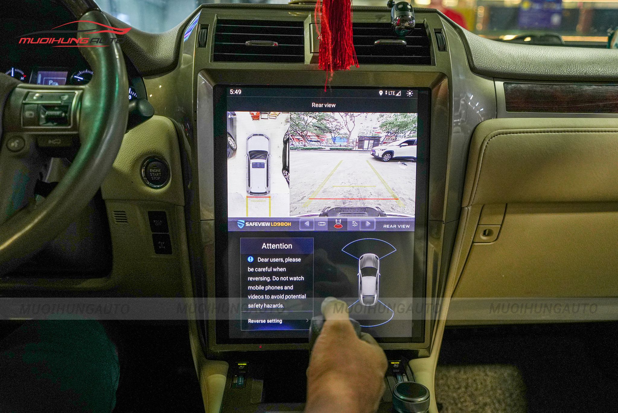 Camera 360 độ ô tô Lexus GX460