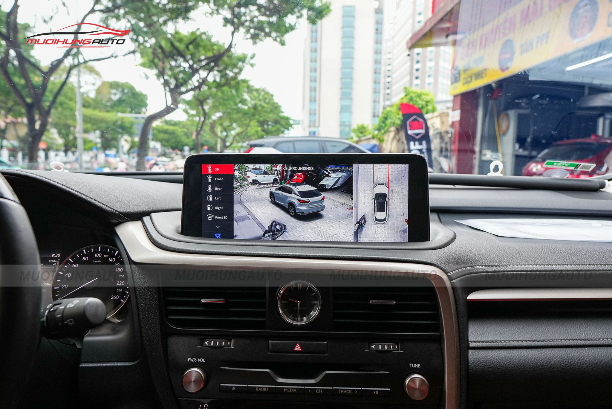 Camera 360 độ ô tô Lexus RX350 2022