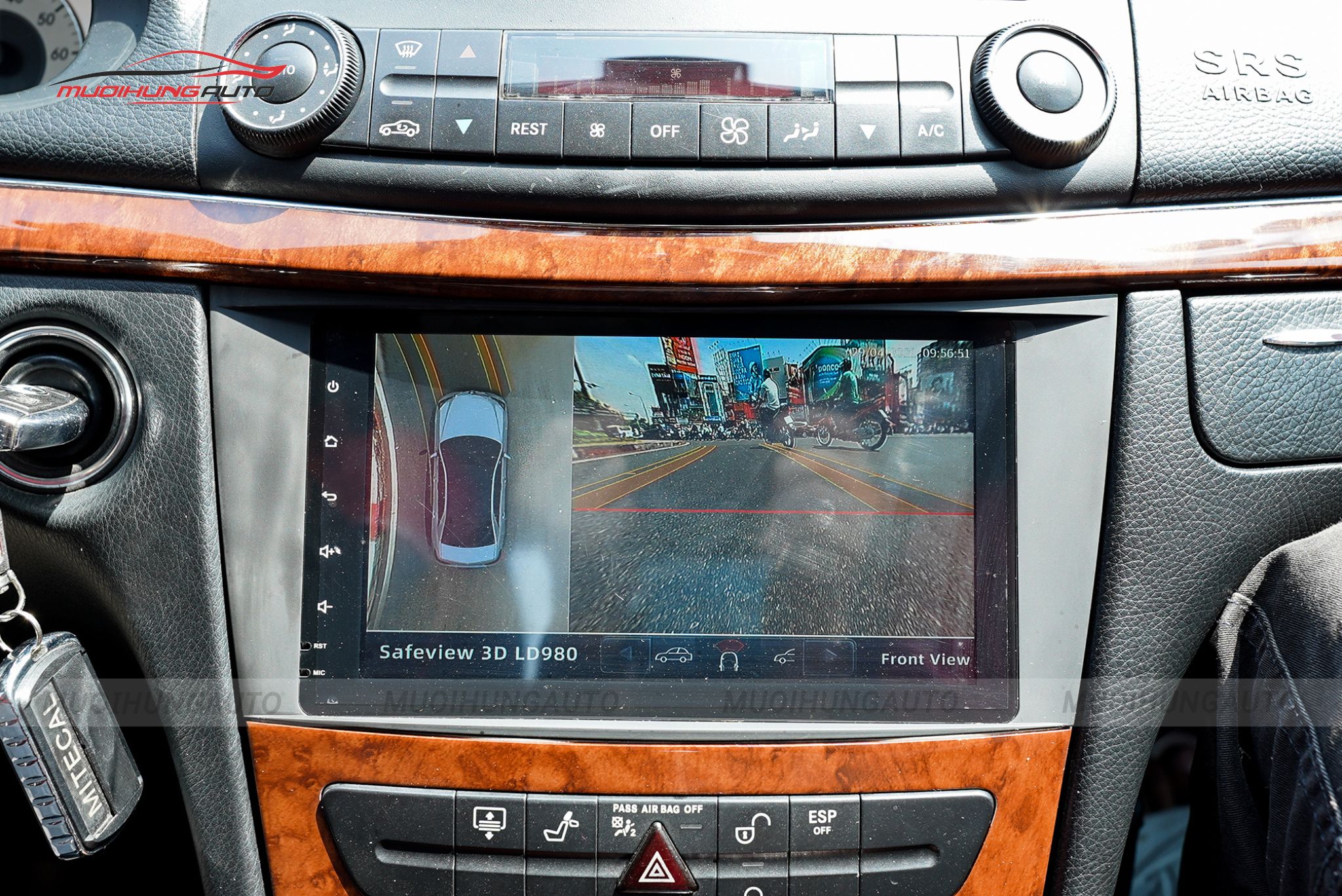 Camera 360 độ ô tô Mercedes C200 2009