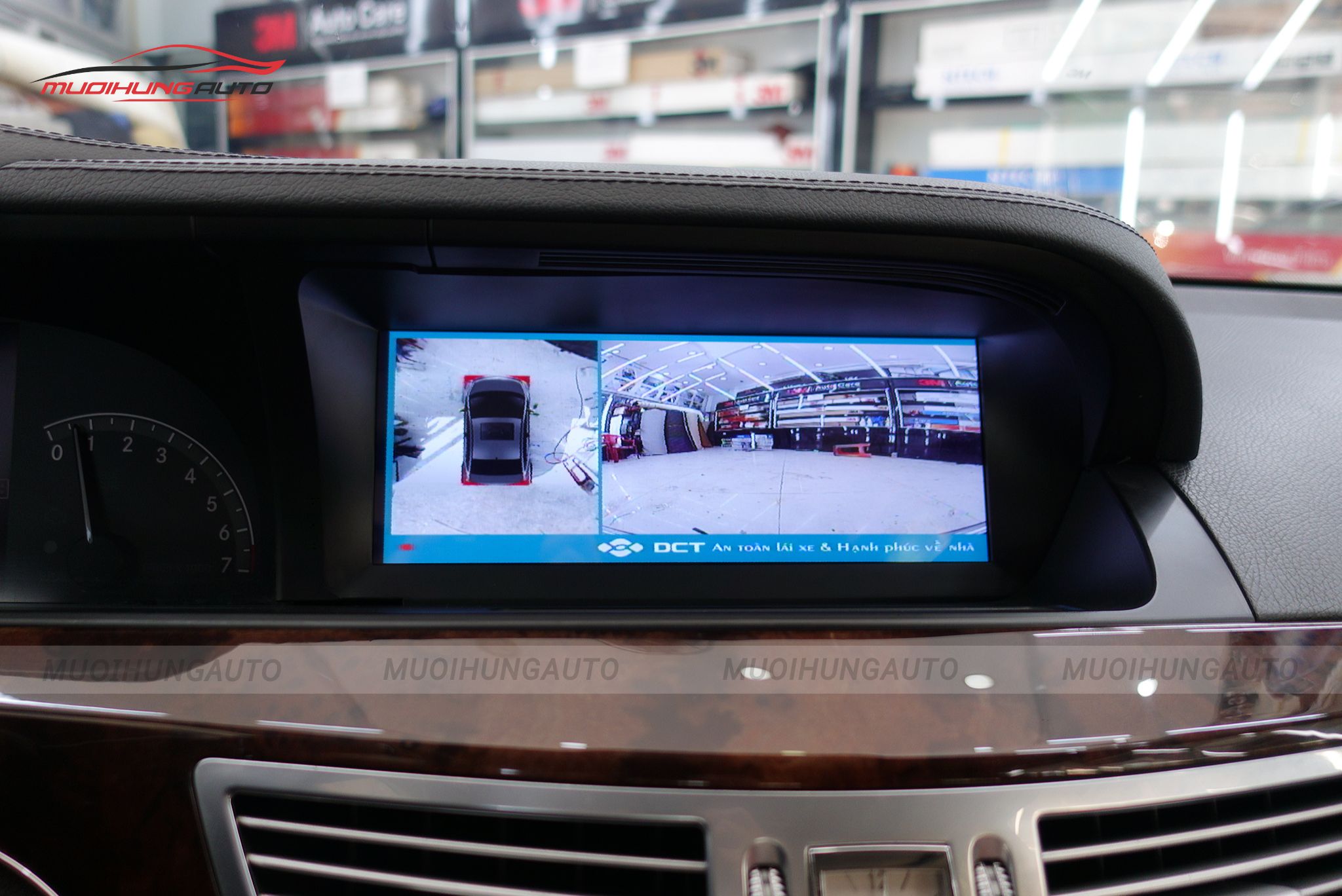 Camera 360 độ ô tô Mercedes S550