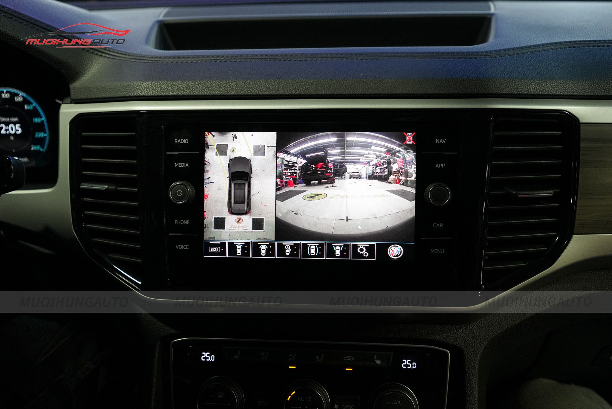 Camera 360 độ ô tô Volkswagen Teramont 2021 - 2022