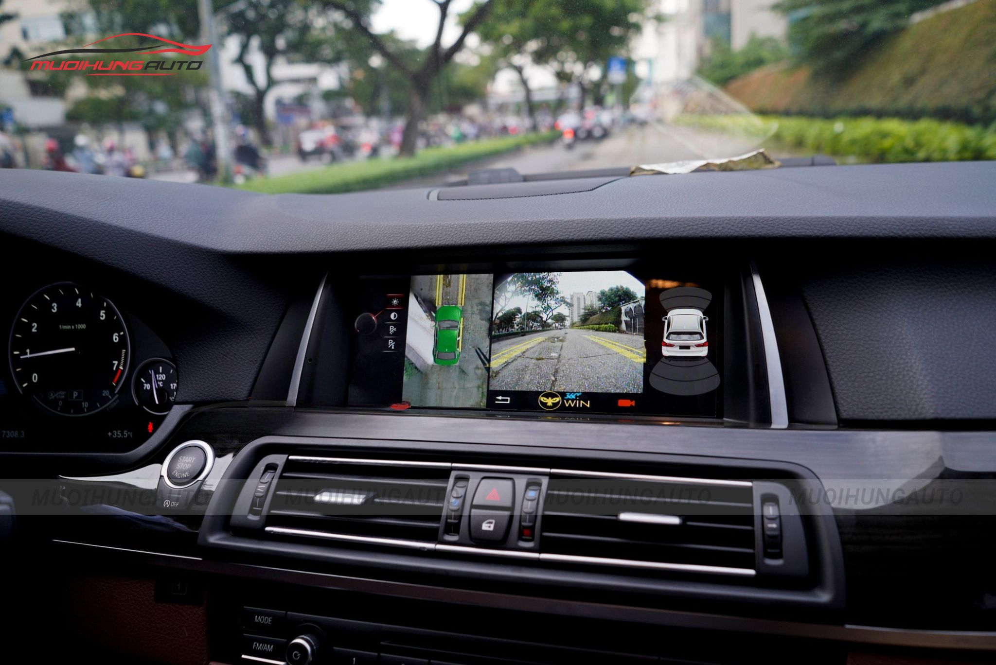 Camera 360 độ xe BMW 528i