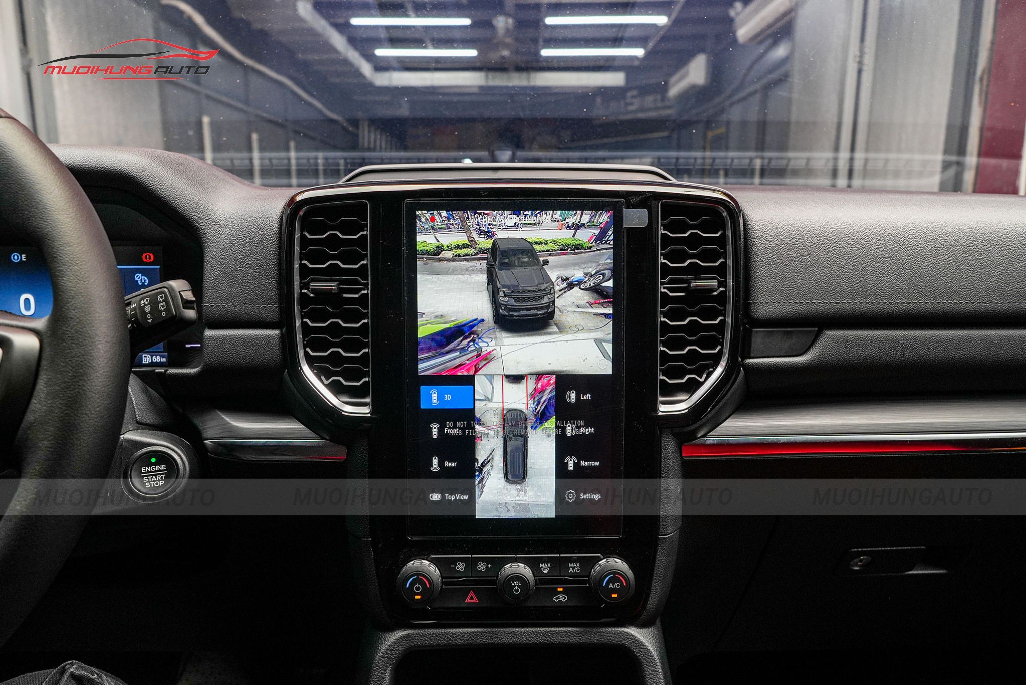 Camera 360 độ xe Ford Everest 2024