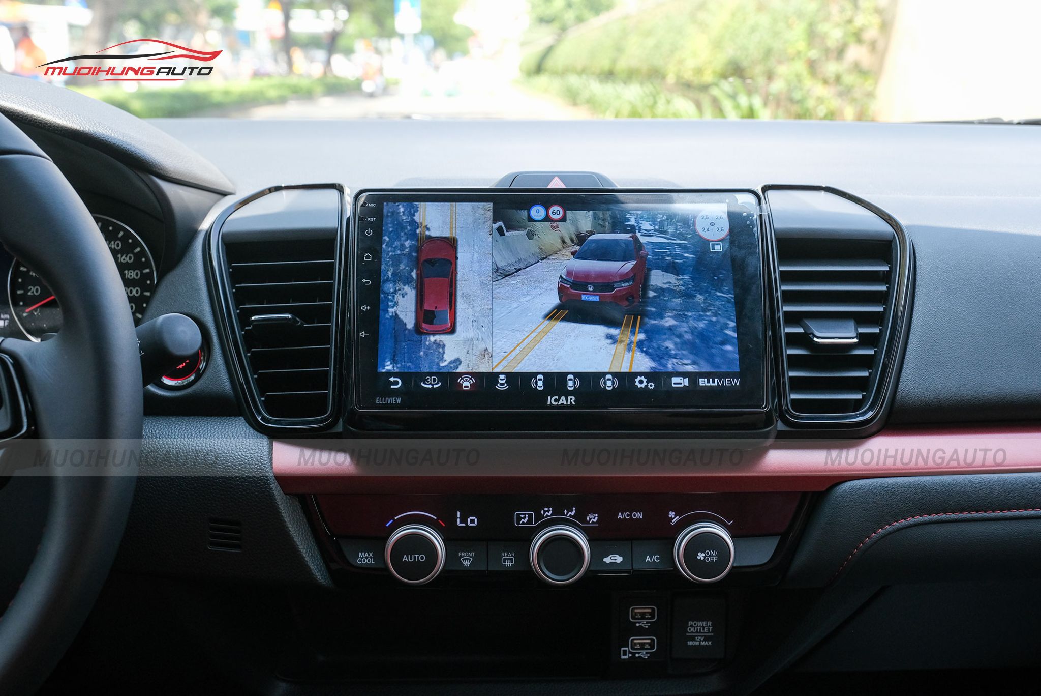 Camera 360 độ xe Honda City 2023