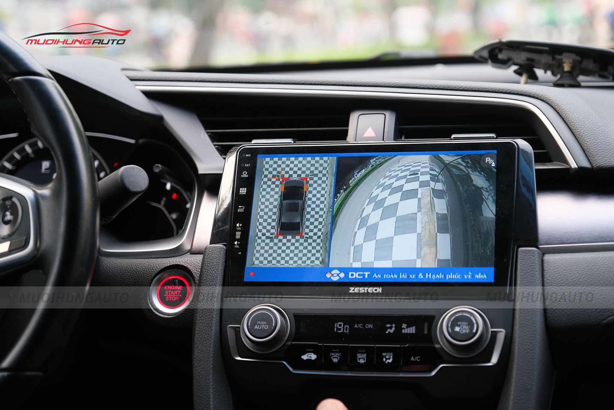 Camera 360 độ xe Honda Civic