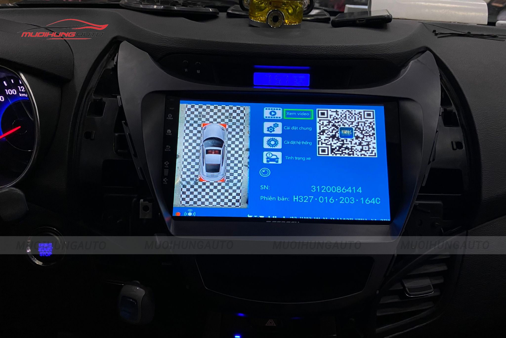 Camera 360 độ xe Hyundai Elantra 2013