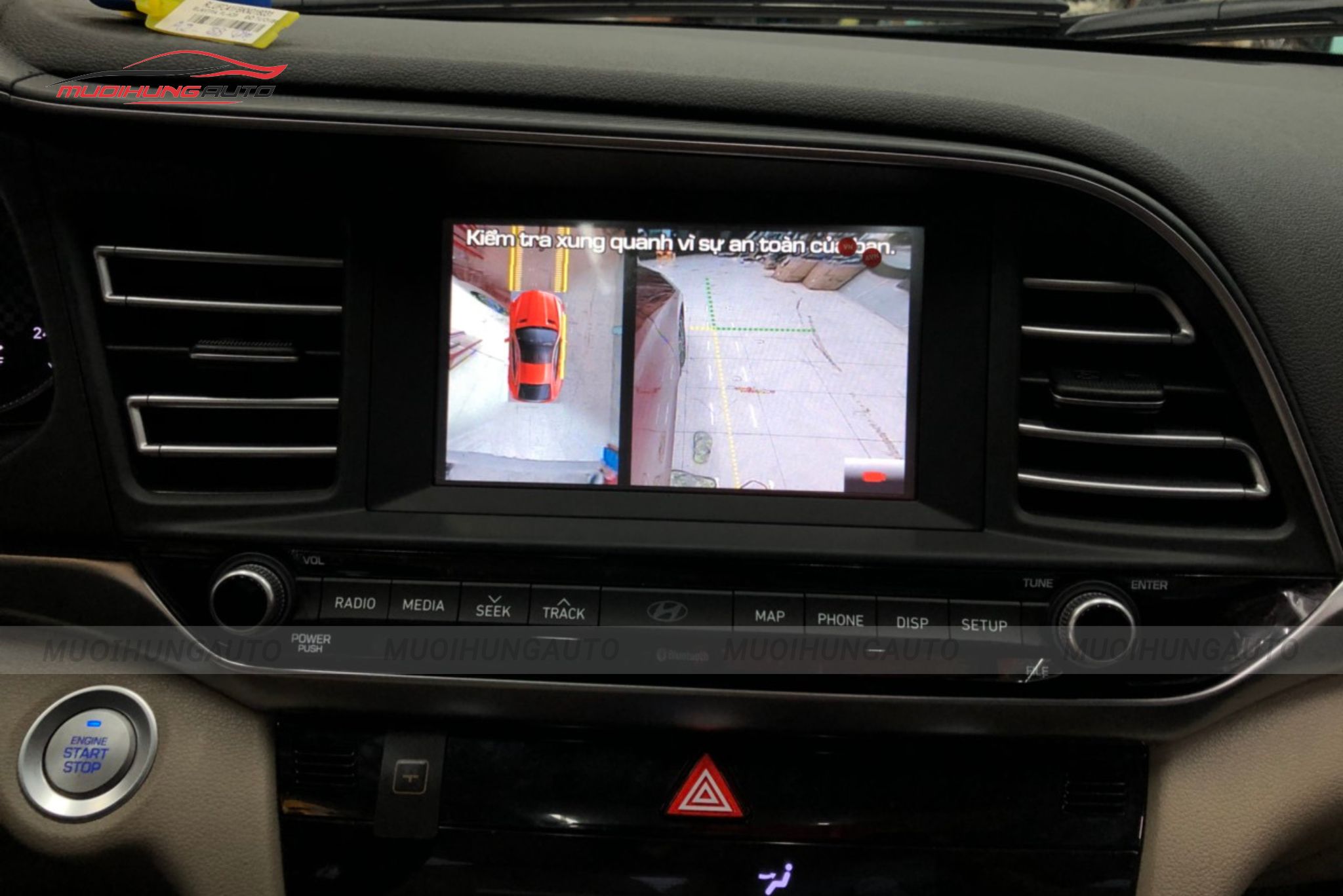 Camera 360 độ xe Hyundai Elantra 2019