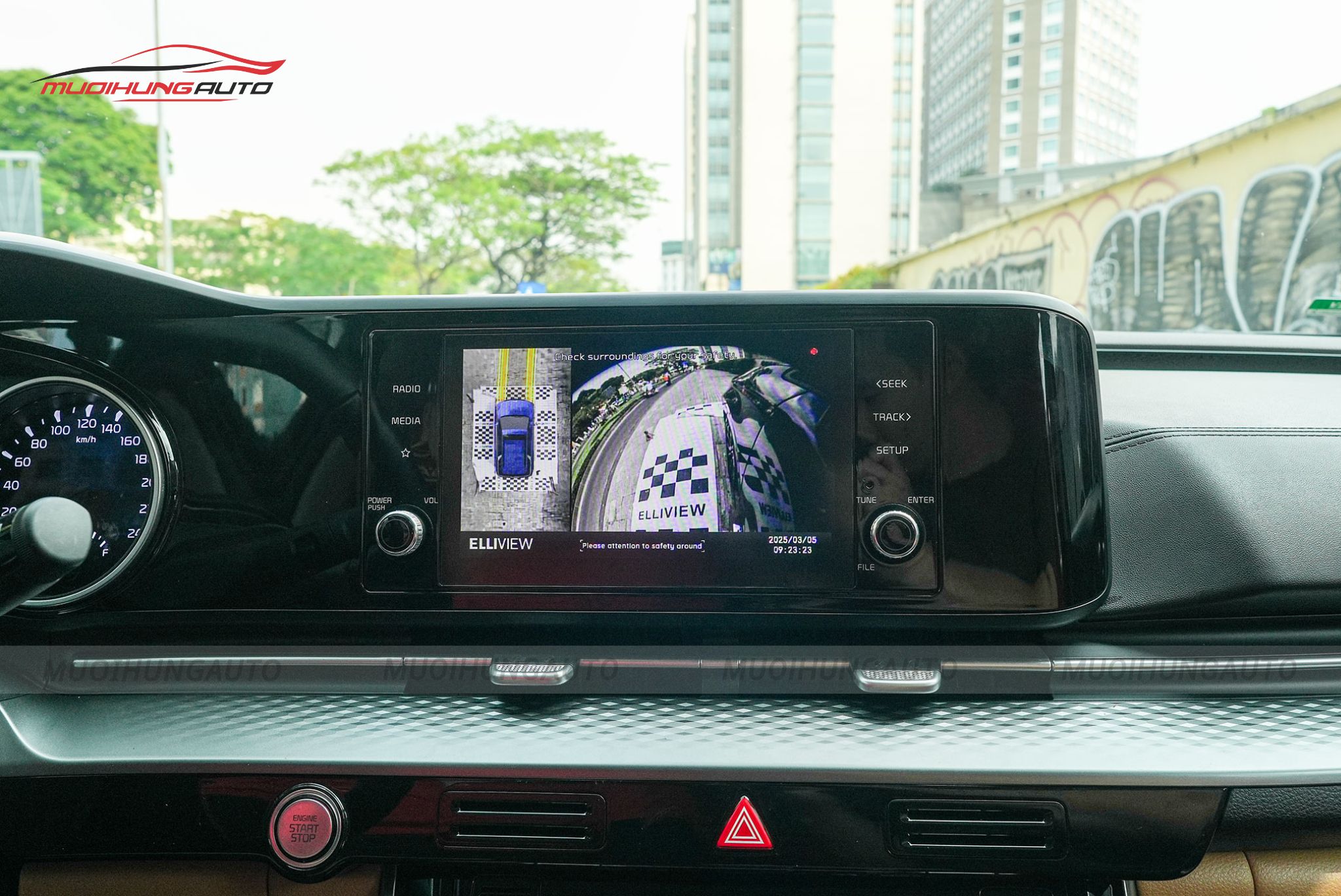 Camera 360 độ xe Kia Carnival 2023