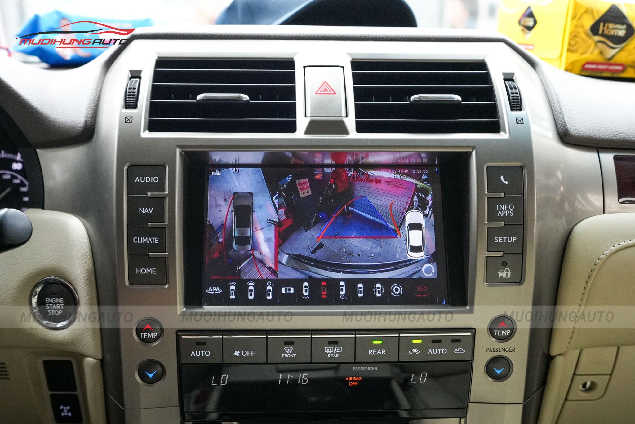 Camera 360 độ xe Lexus GX460 2014