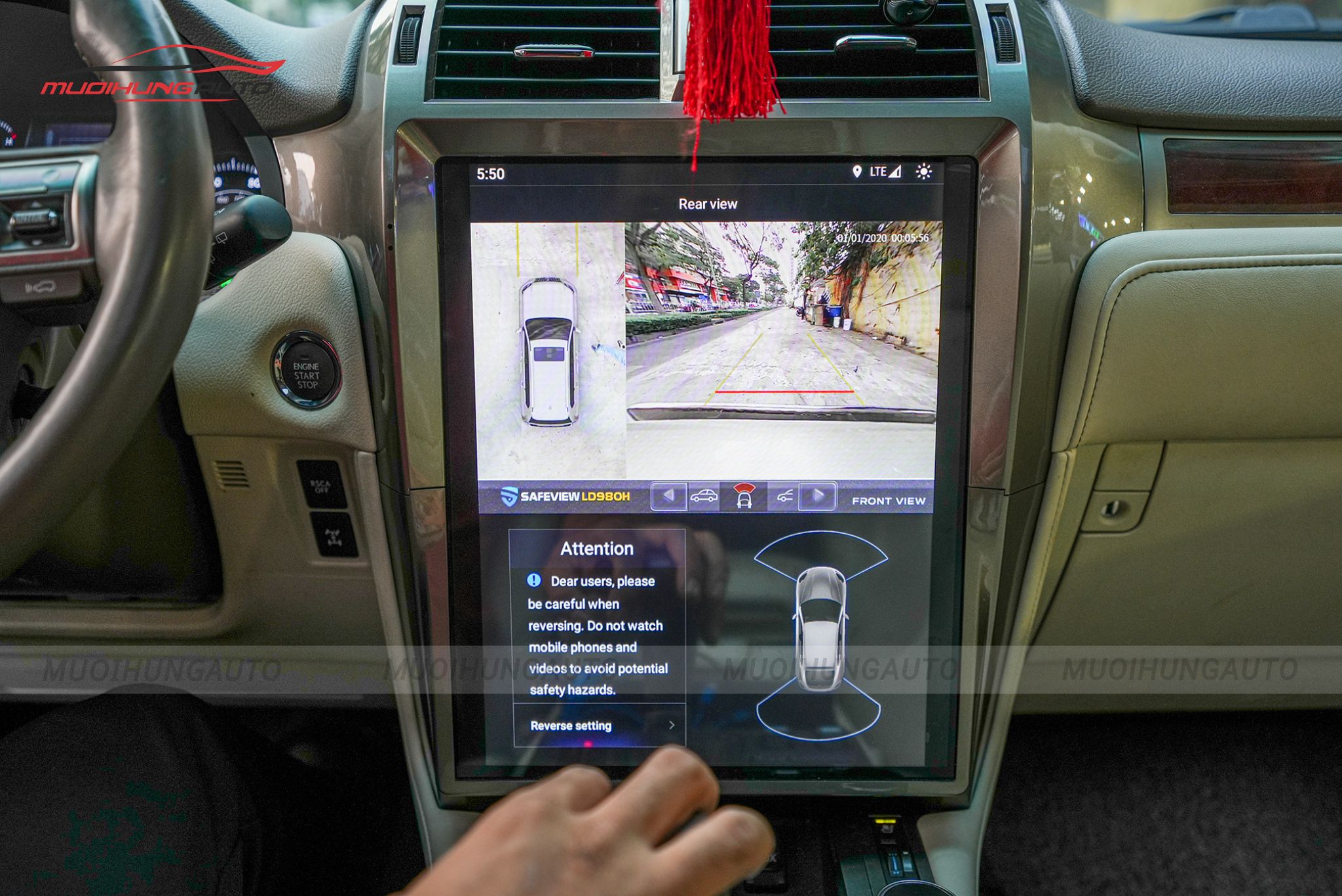 Camera 360 độ xe Lexus GX460