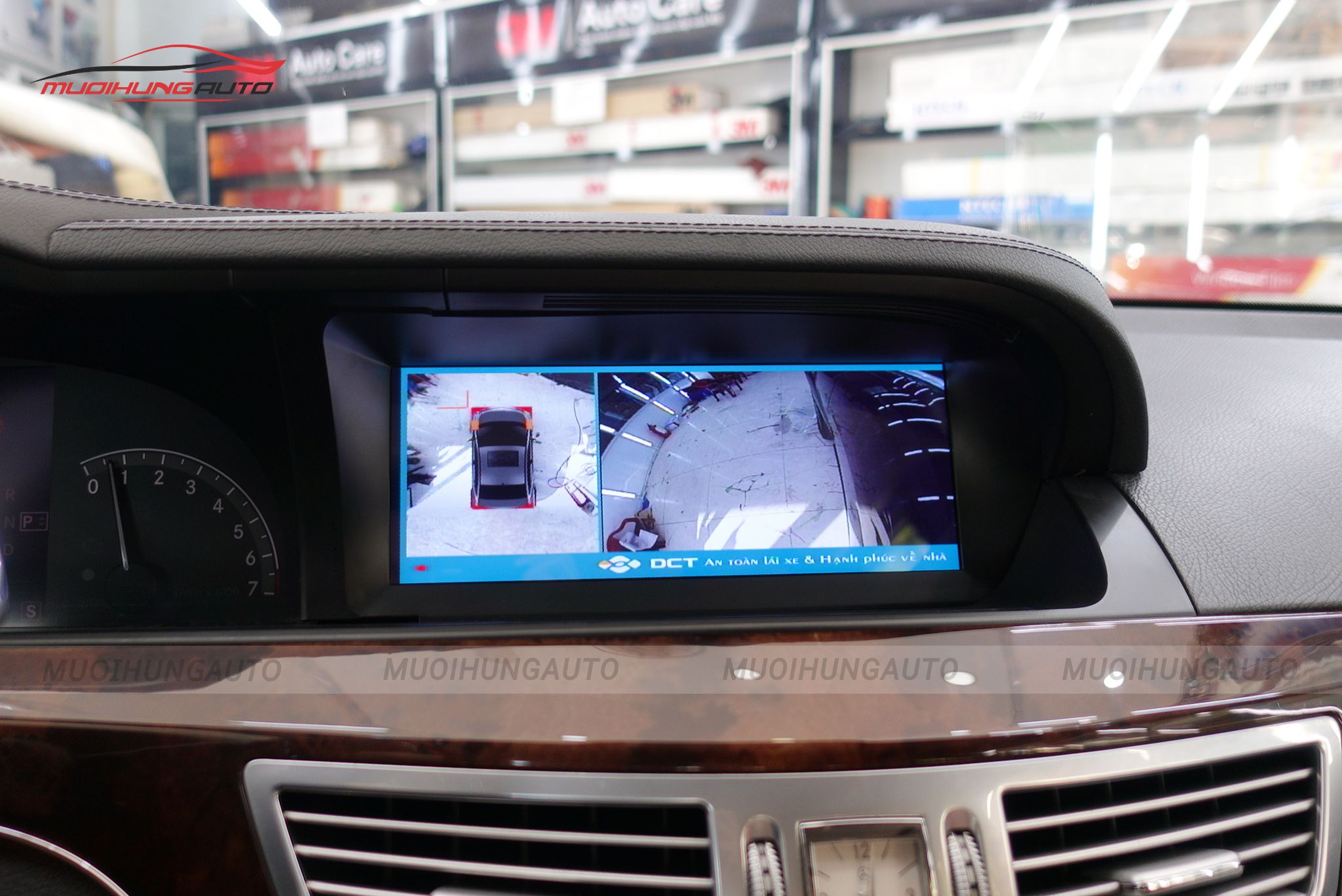 Camera 360 độ xe Mercedes S550