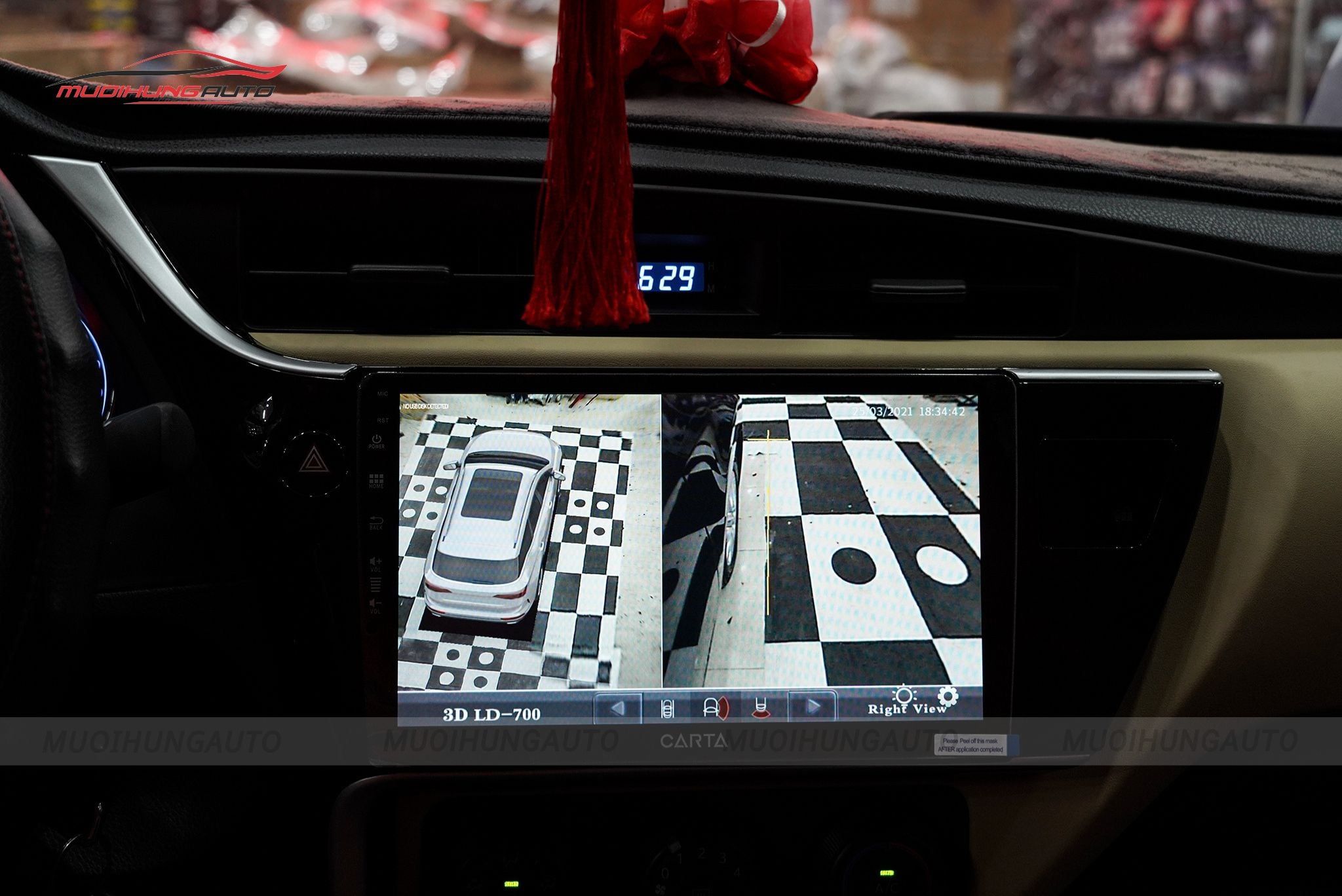 Camera 360 độ xe Toyota Altis