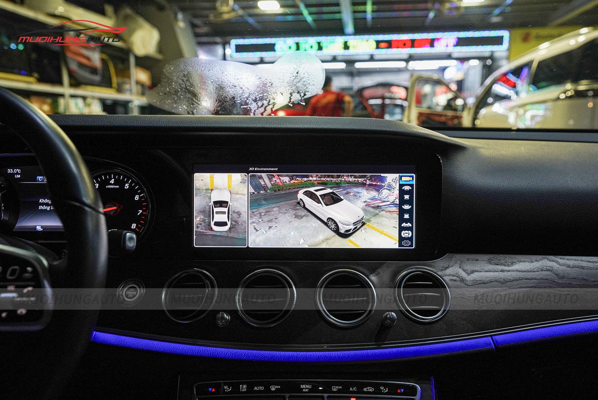 Camera 360 ô tô Mercedes E200 2020