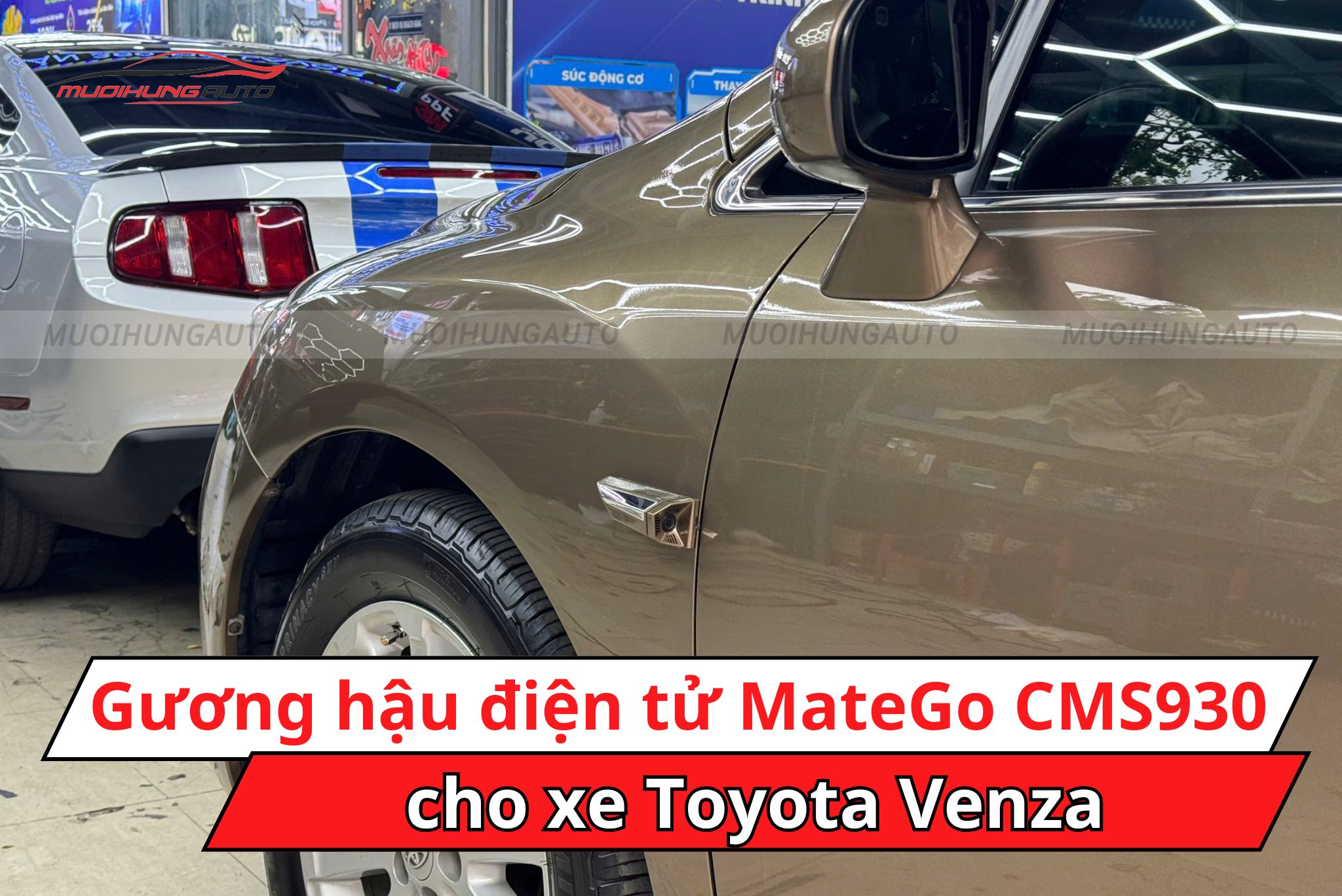 Camera gương điện tử Matego CMS930 cho xe Toyota Venza