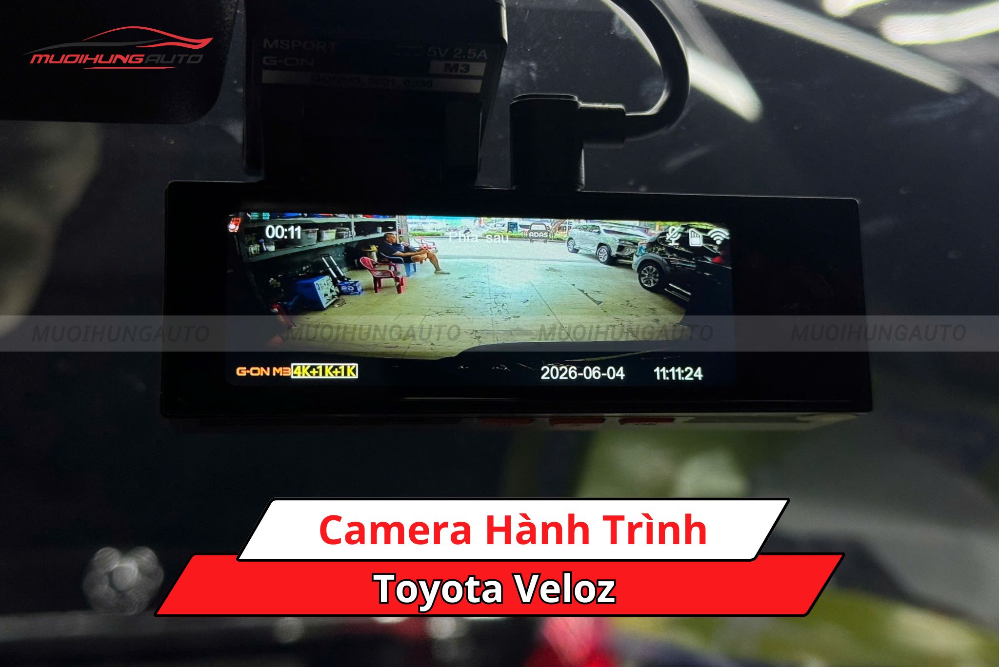 Camera hành trình cho ô tô Toyota Veloz